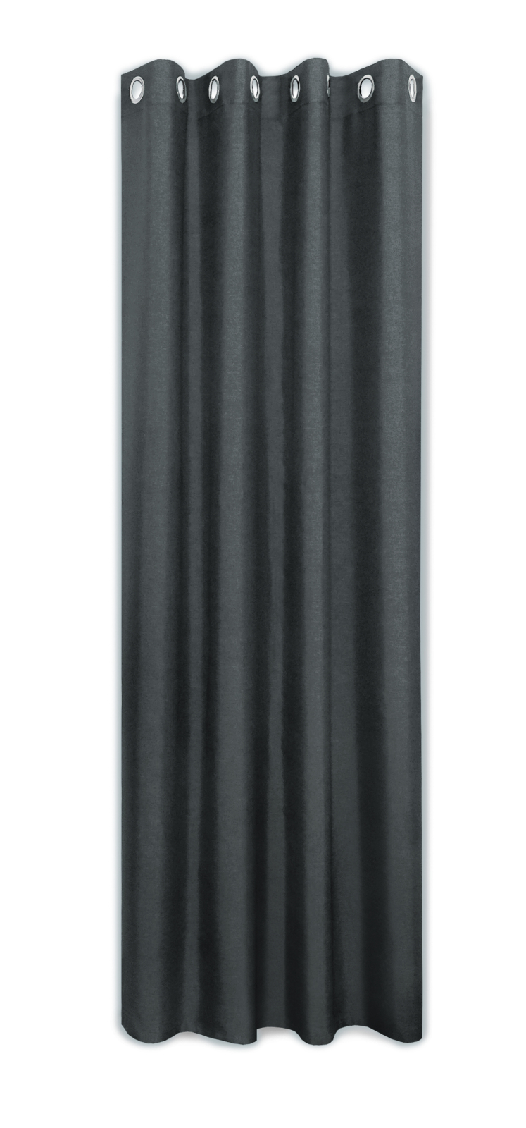 Ösenschal - grau - 140x235 cm