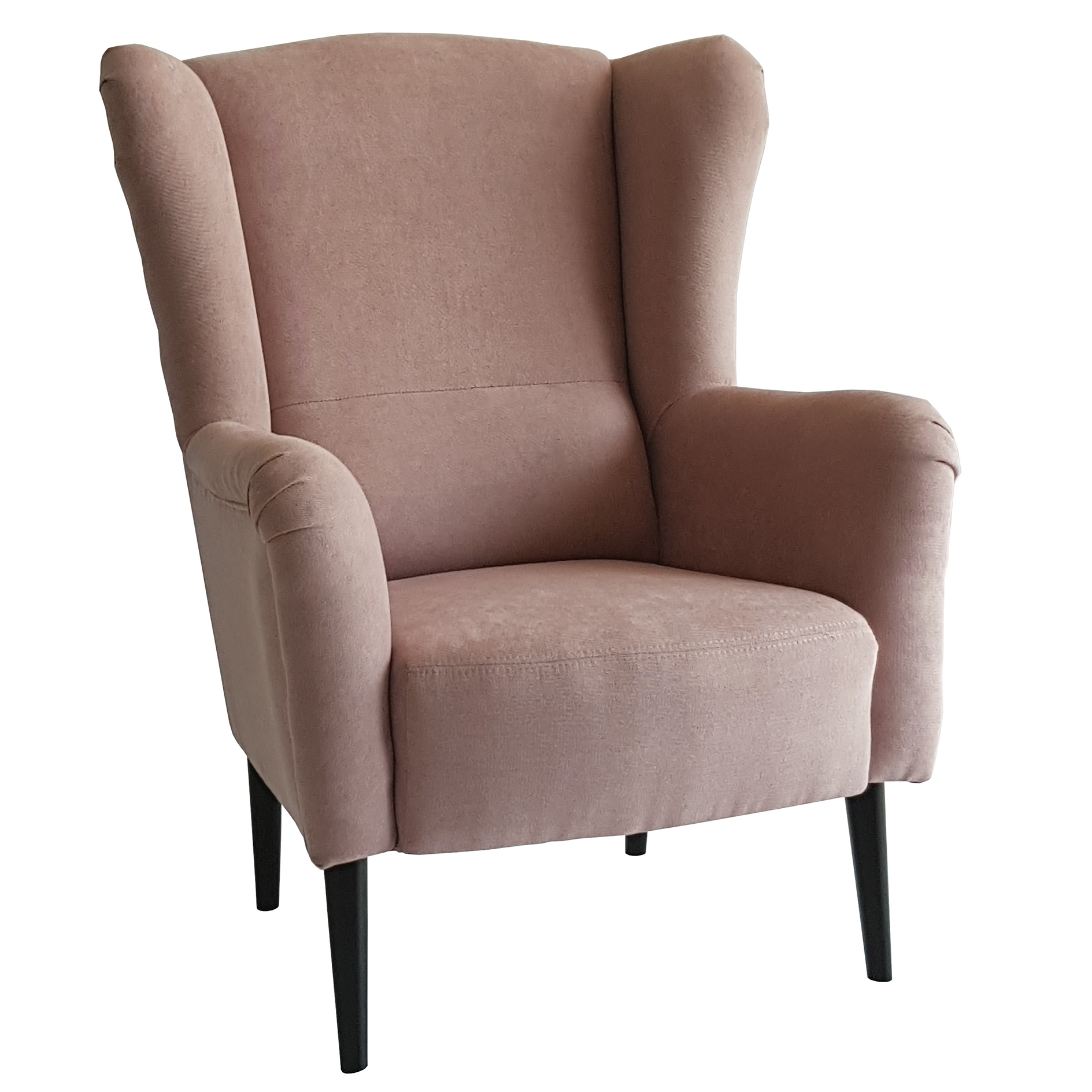 Ohrensessel - flamingo - Wellenfederung - Microfaser