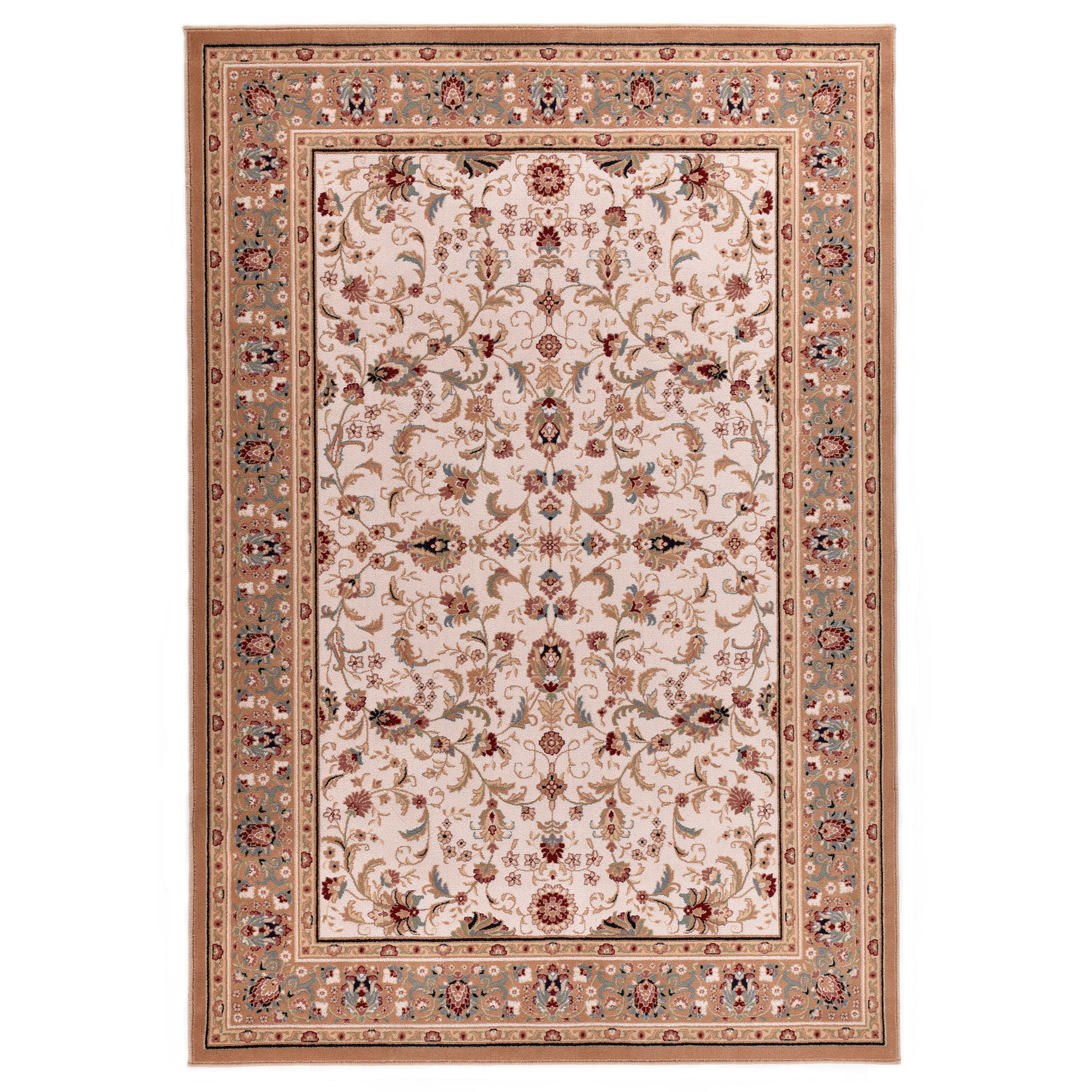 Orient-Teppich DOLNA - beige - Schurwolle - 80x150 cm