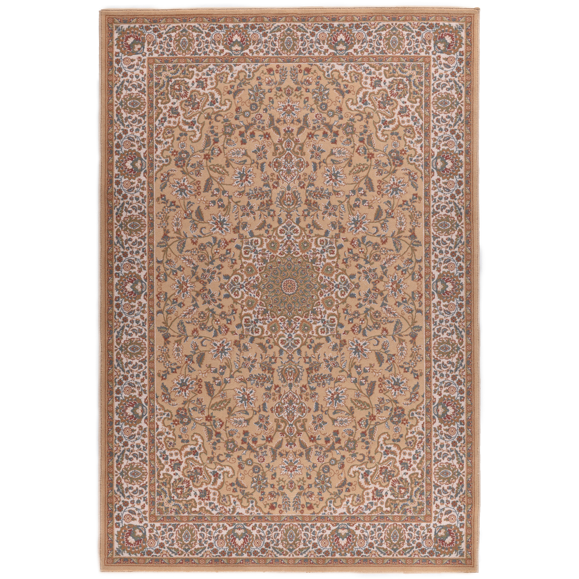 Orient-Teppich DOLNA - sand - Schurwolle - 80x150 cm