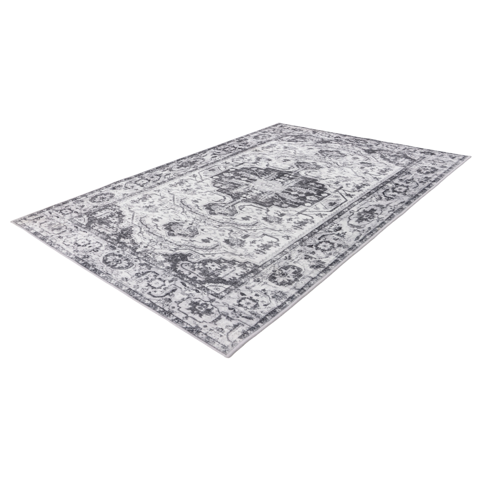 Orientteppich - silber - 160x230 cm