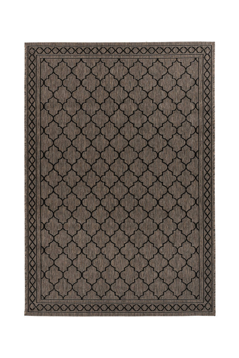 Outdoor-Kurzflorteppich SPLASH 300 - grau-braun - 80x150 cm
