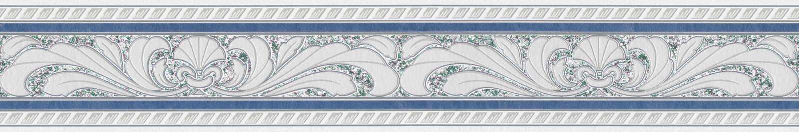 Papier-Borte ONLY BORDERS 10 - blau-grau - 5 Meter