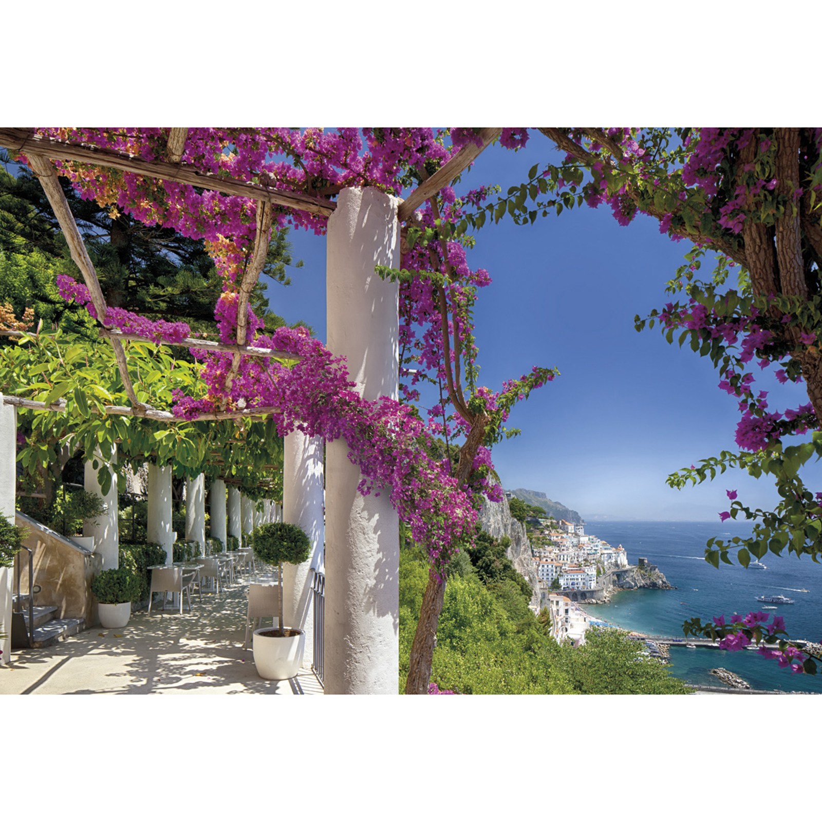 Papier-Fototapete AMALFI - bunt - 368x254 cm
