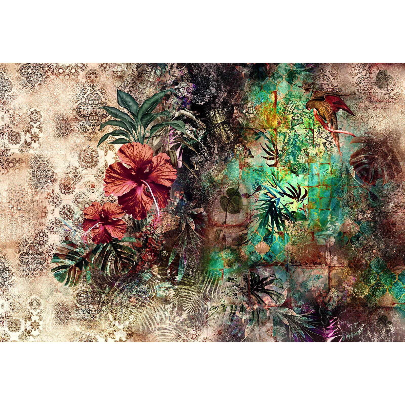 Papier-Fototapete SHERAZADE - bunt - 368x254 cm