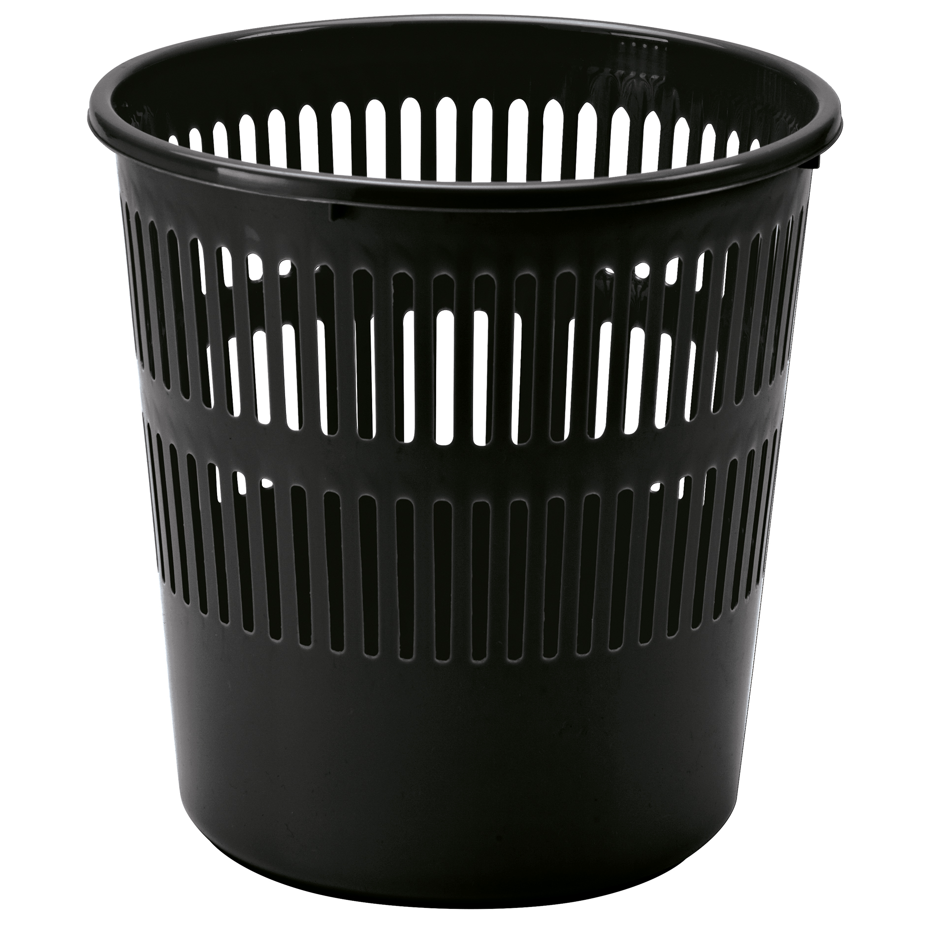 Papierkorb - schwarz - 12 Liter