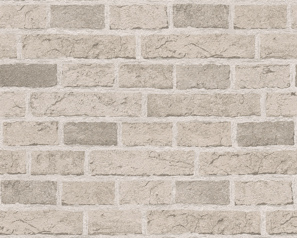 Papiertapete DEKORA NATUR 6 - Mauer - beige-creme - 10 Meter