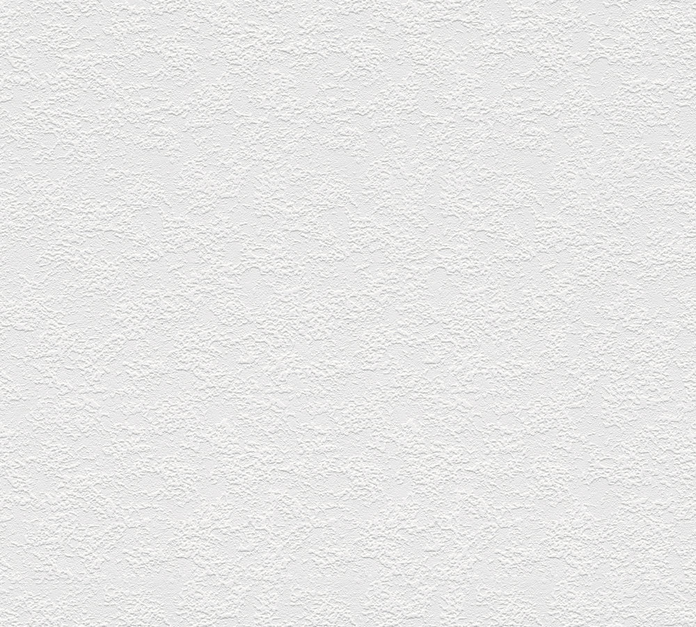 Papiertapete SIMPLY WHITE 2 - weiß - 10 Meter