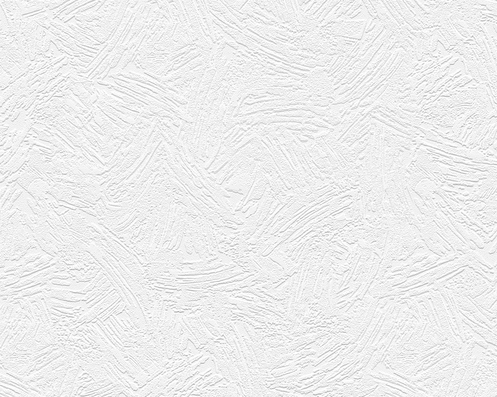 Papiertapete SIMPLY WHITE 3 - weiß - 10 Meter