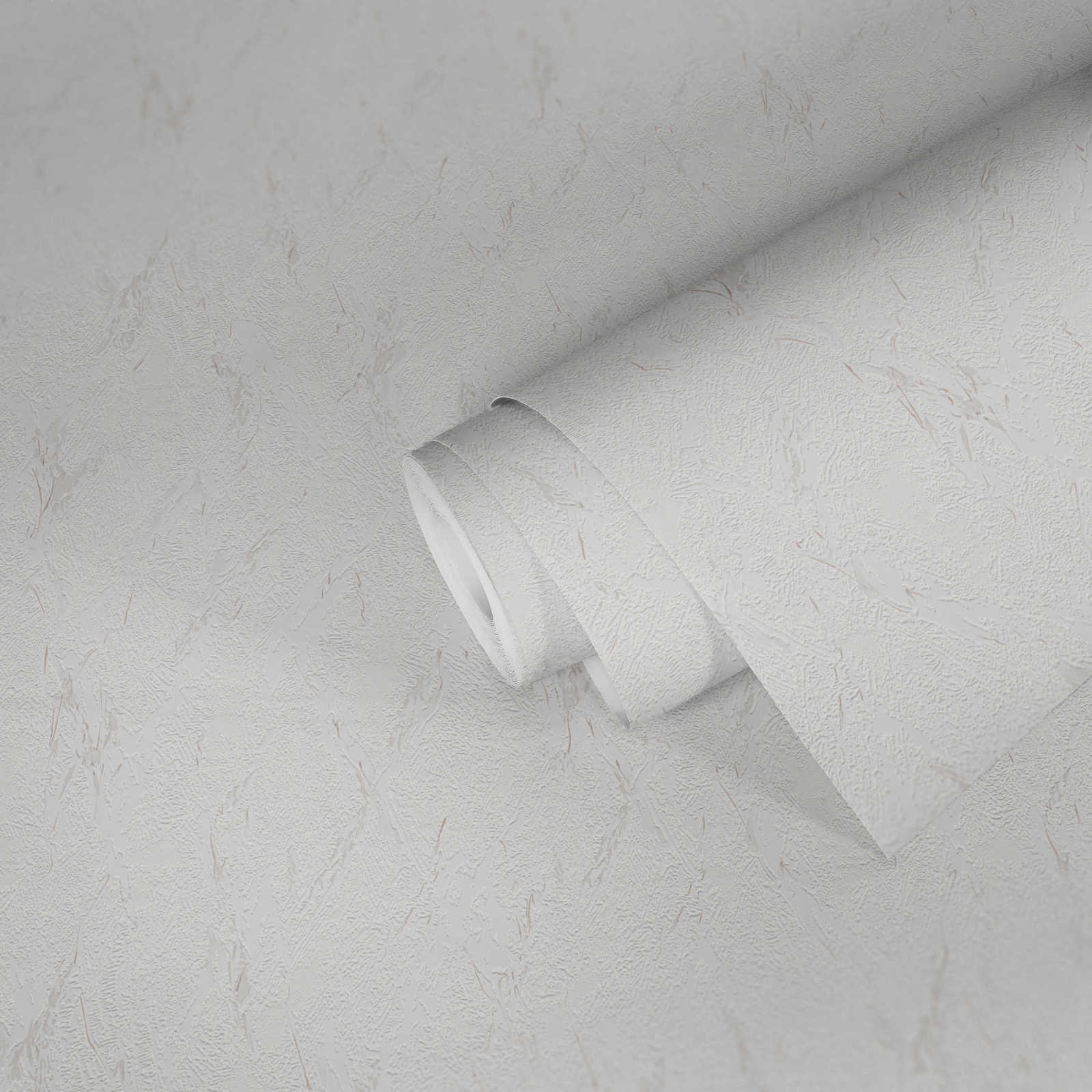 Papiertapete STRUKTURA 2  - Struktur -  weiß - 10 Meter