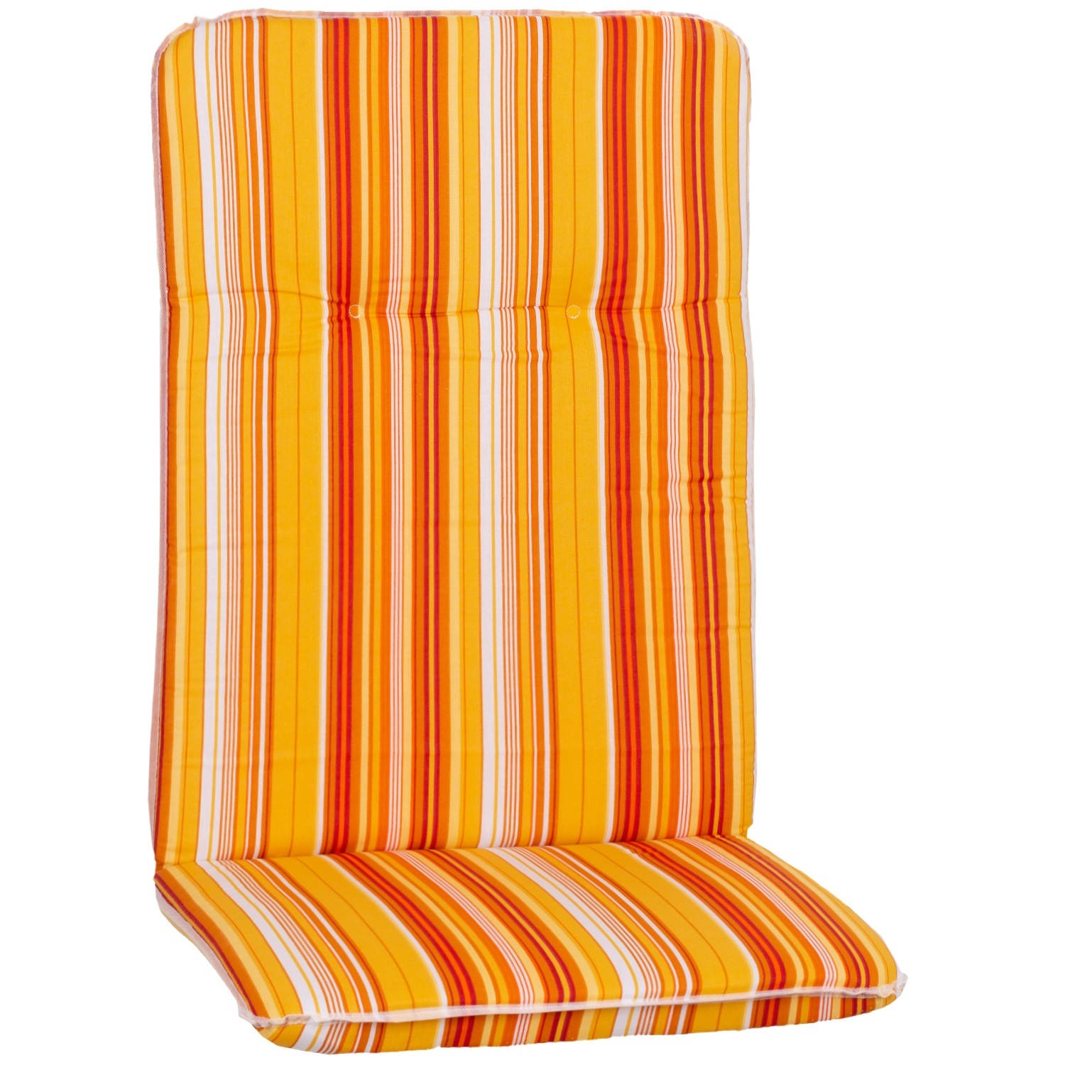 Paspelauflage Hochlehner - orange-gelb-weiß - Streifen