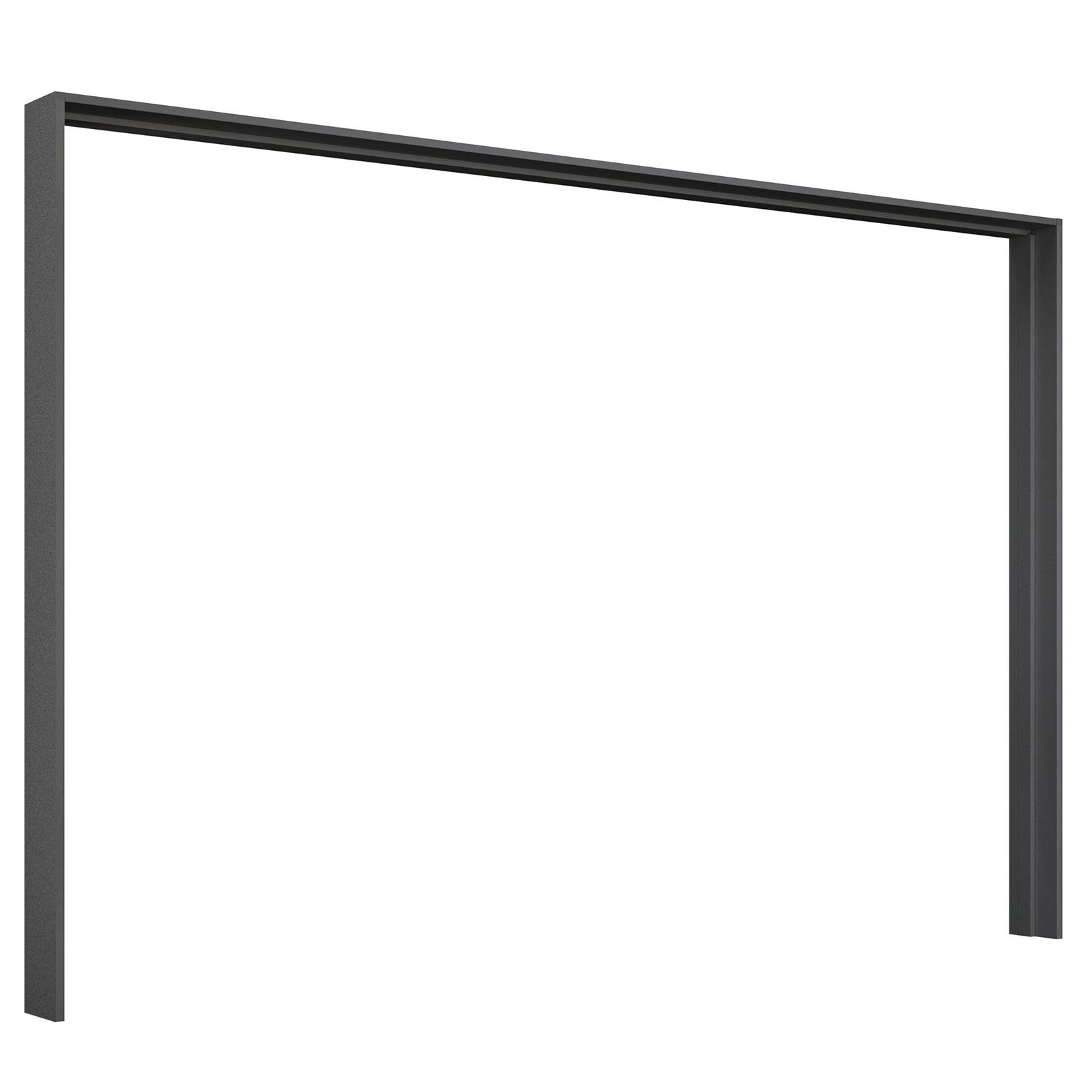 Passepartout - grau metallic - 278x214 cm