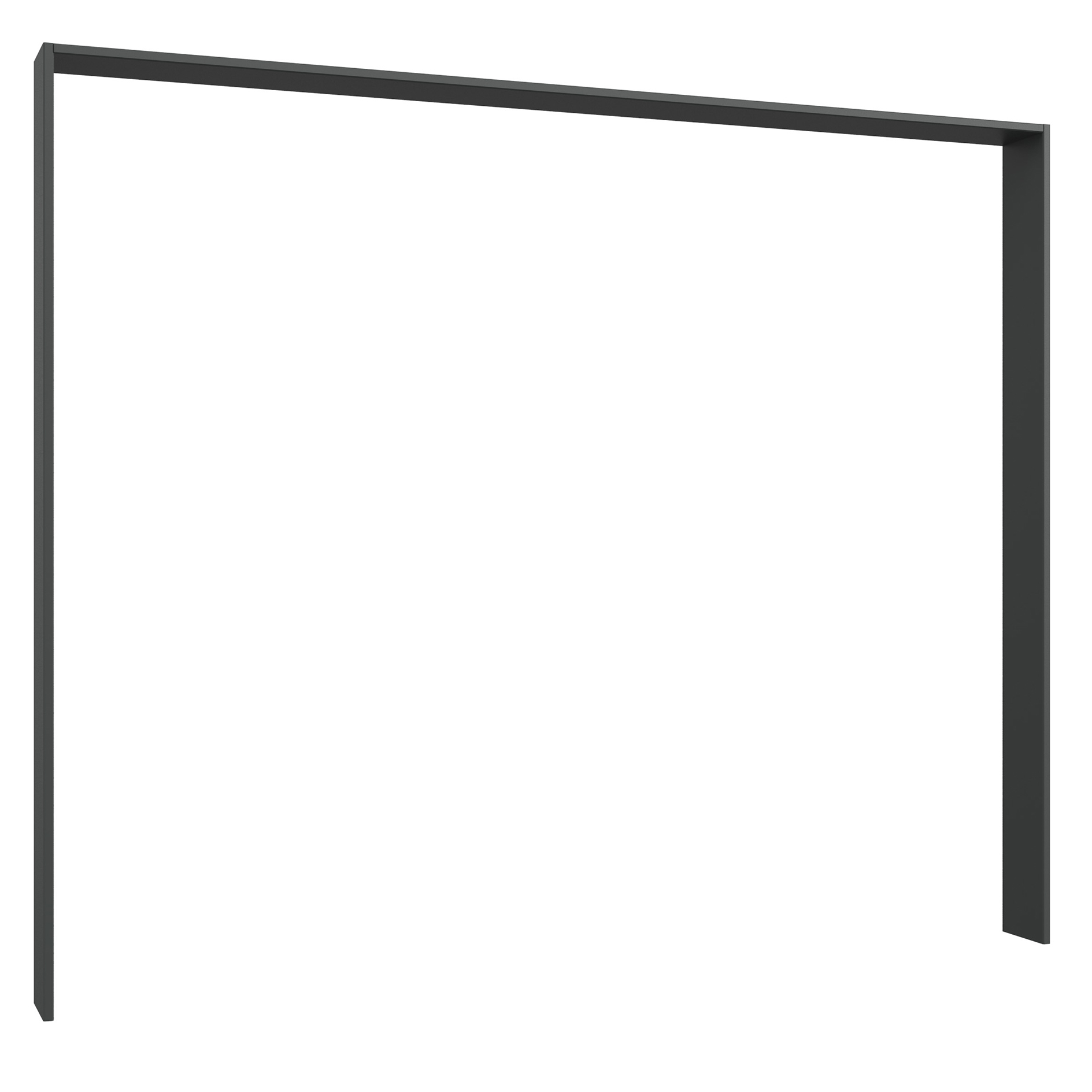Passepartoutrahmen - grafit - 273 cm breit