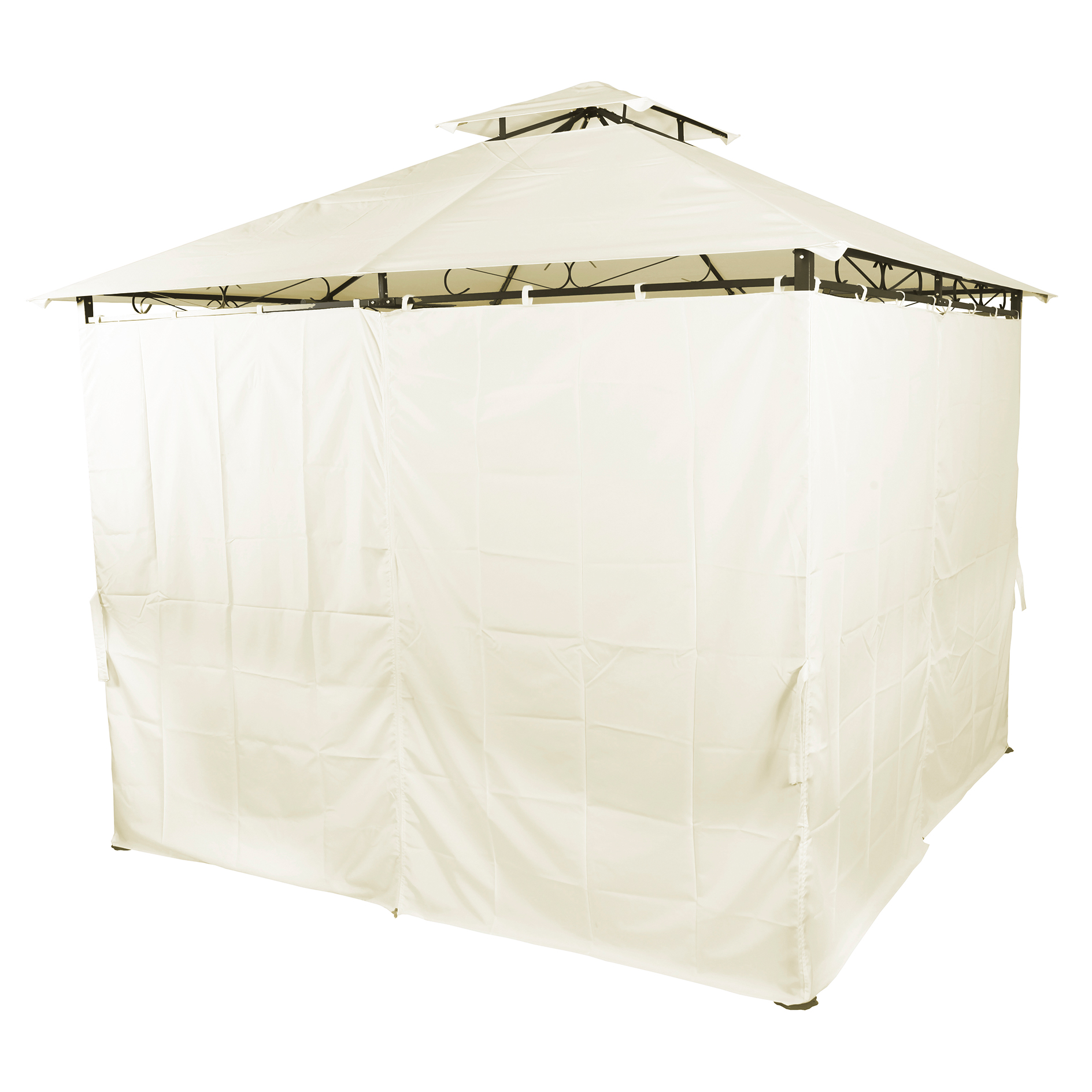 Pavillon - beige-anthrazit -  3x3 Meter