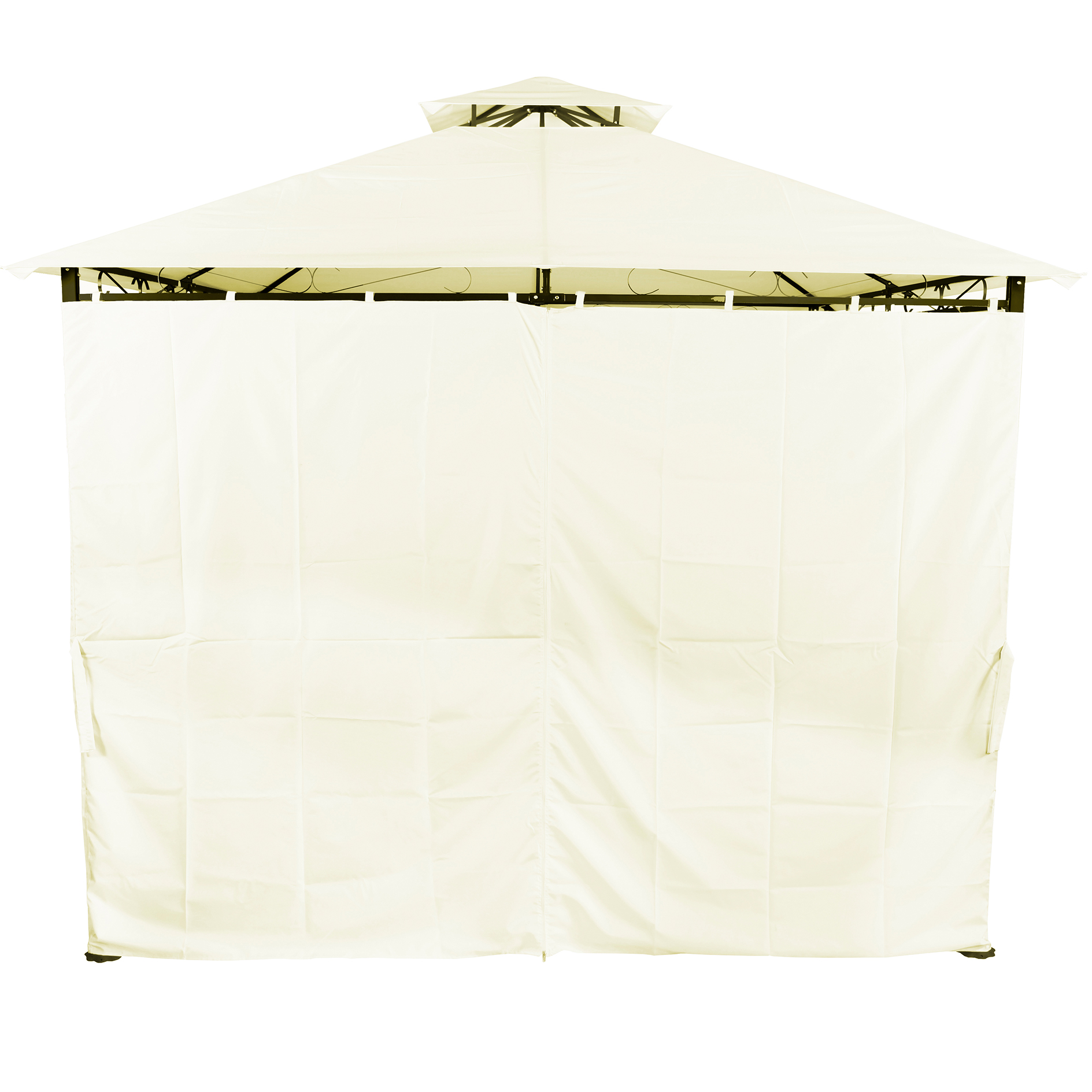 Pavillon - beige-anthrazit -  3x3 Meter