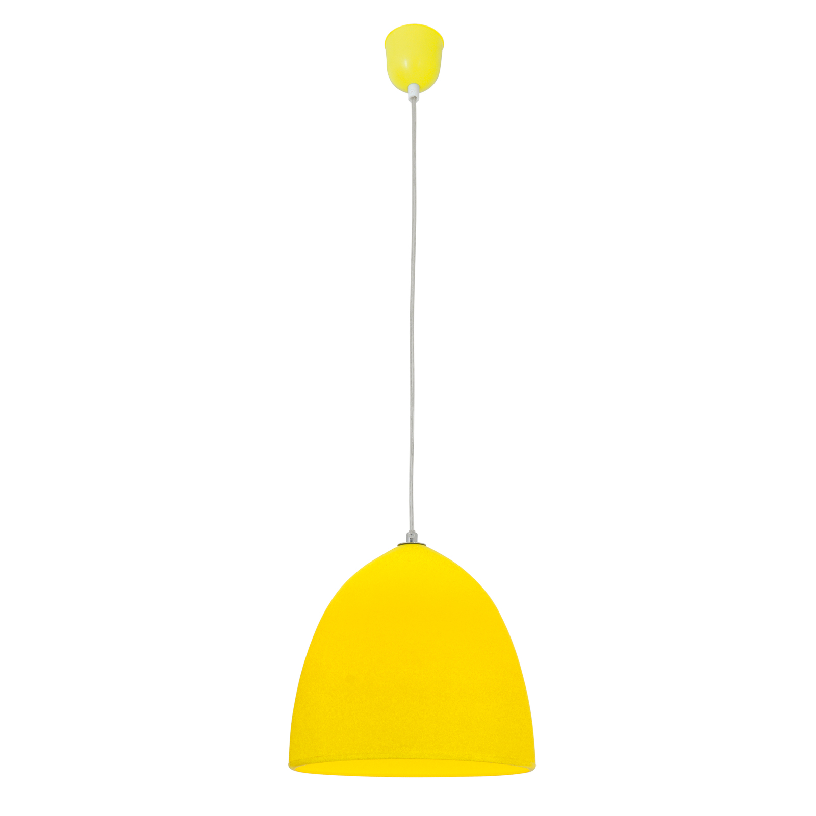 Pendelleuchte CATINUS - gelb - Ø 25 cm