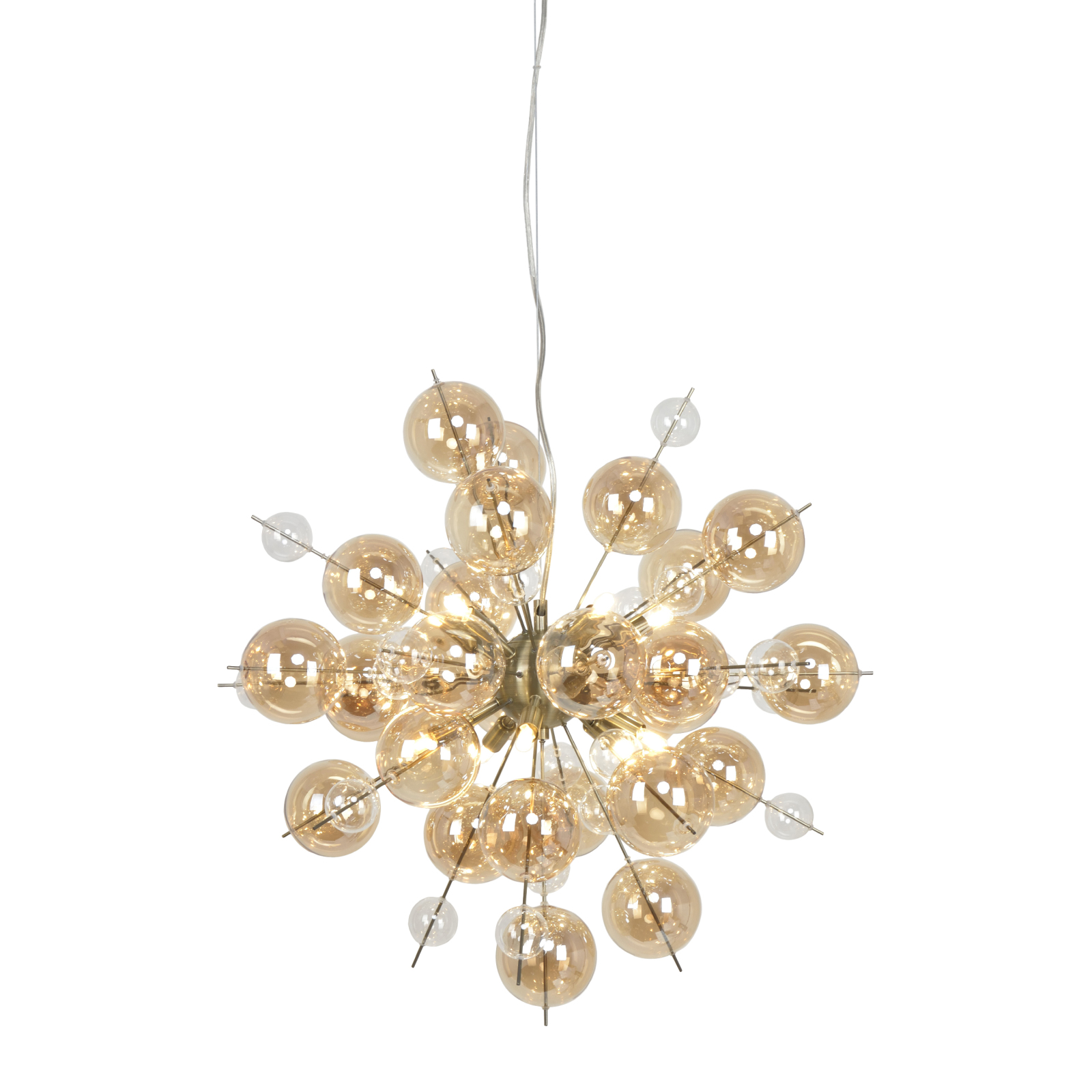 Pendelleuchte EXPLOSION - amber - Glas
