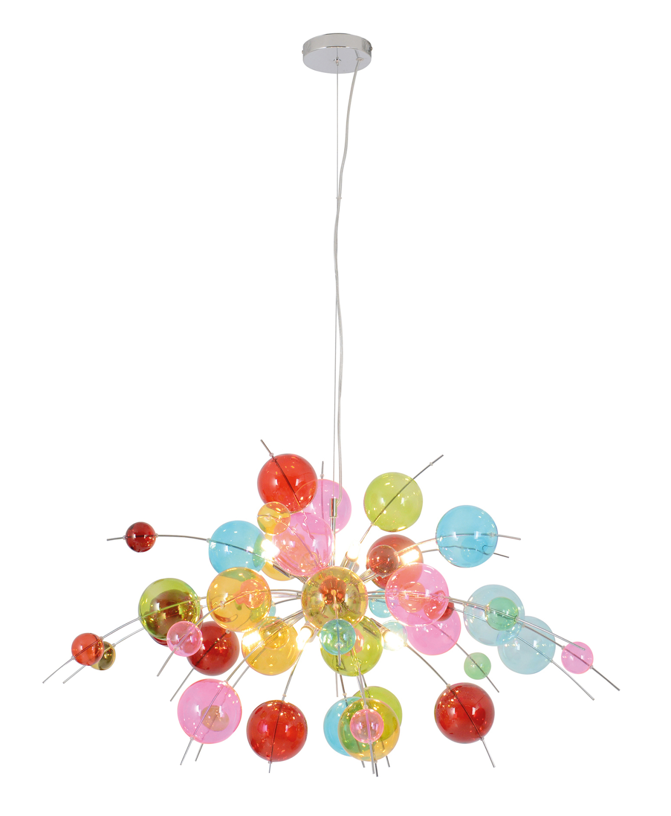 Pendelleuchte EXPLOSION - bunt - Ø 98 cm
