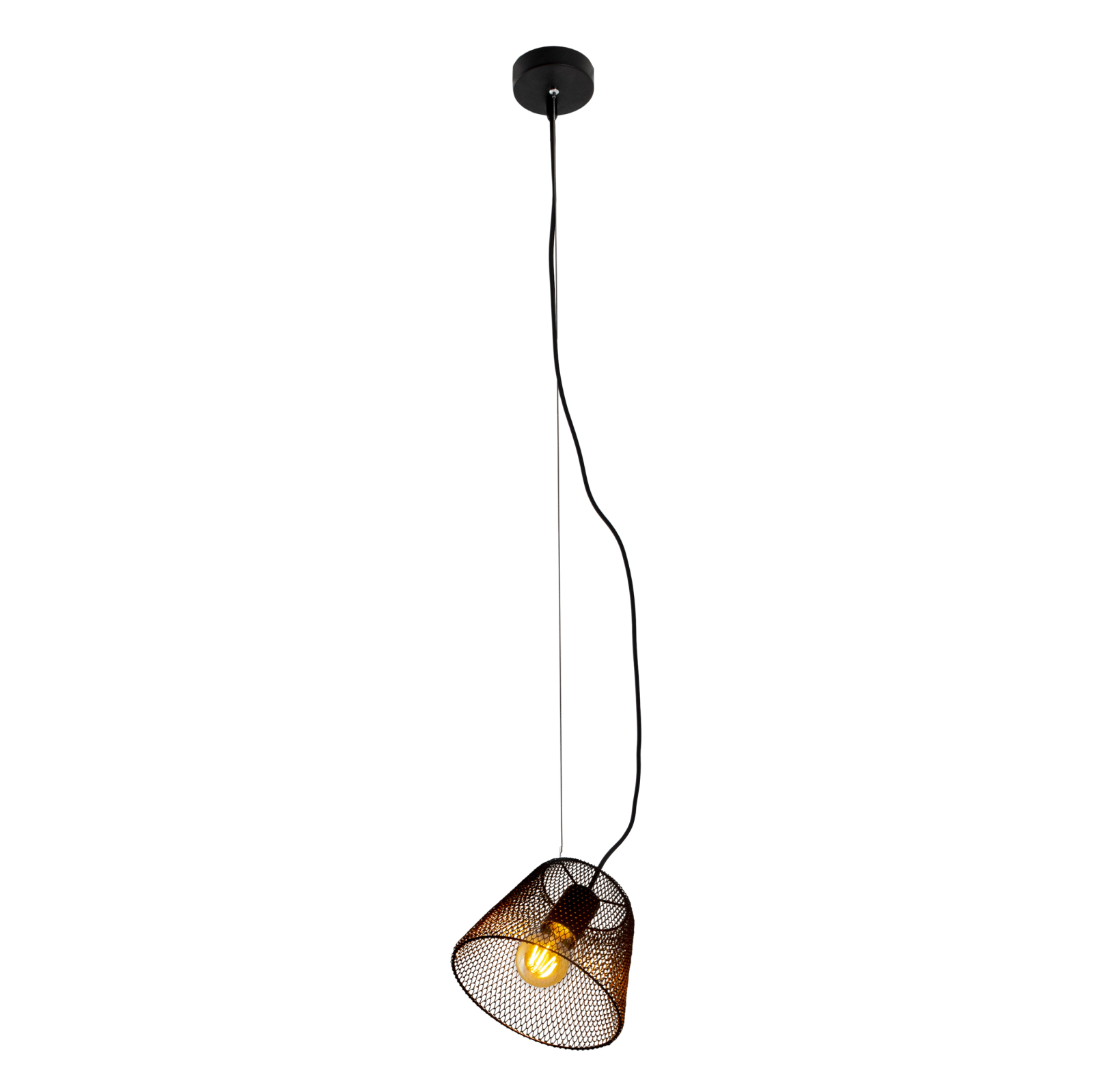 Pendelleuchte KORIE - schwarz - 120 cm