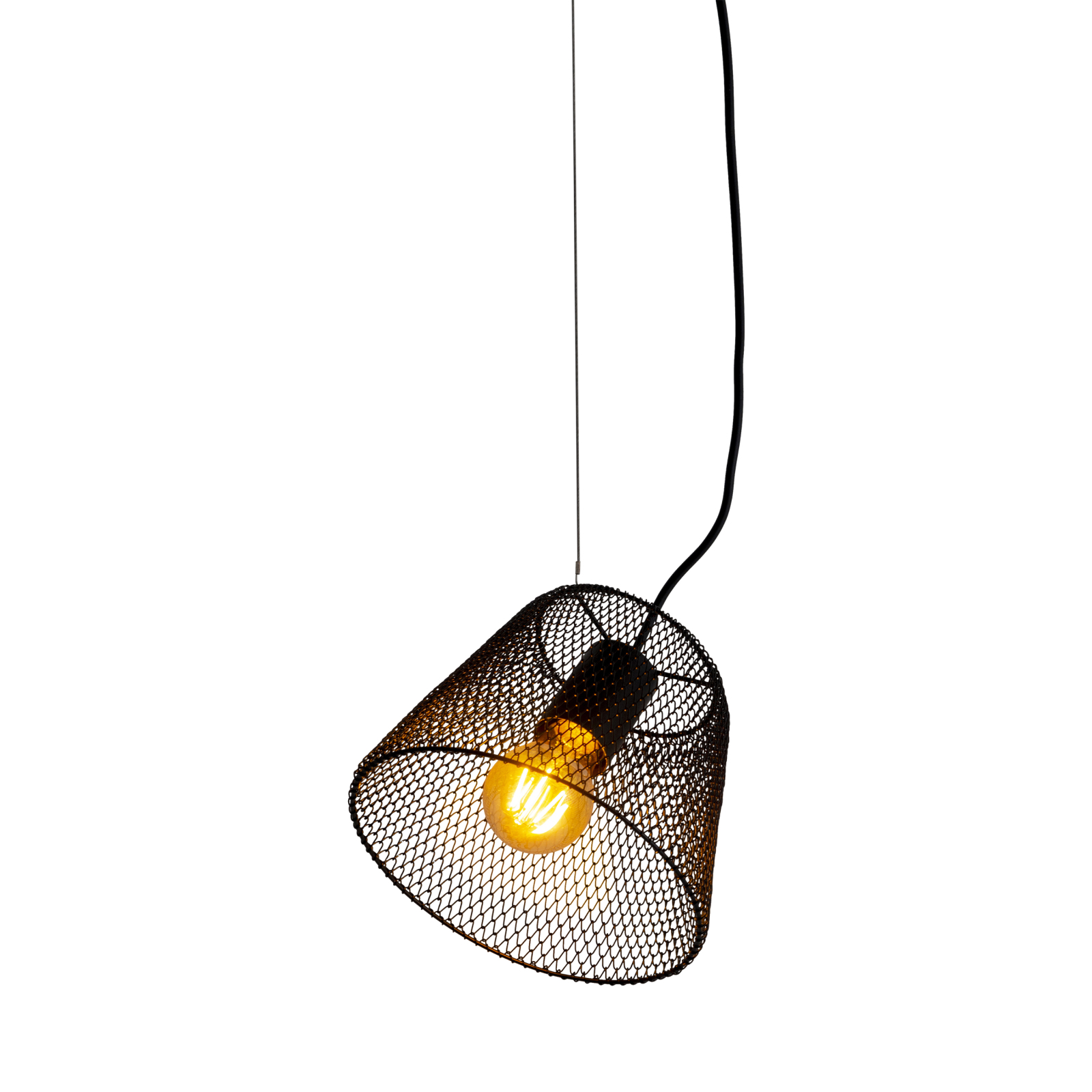 Pendelleuchte KORIE - schwarz - 120 cm