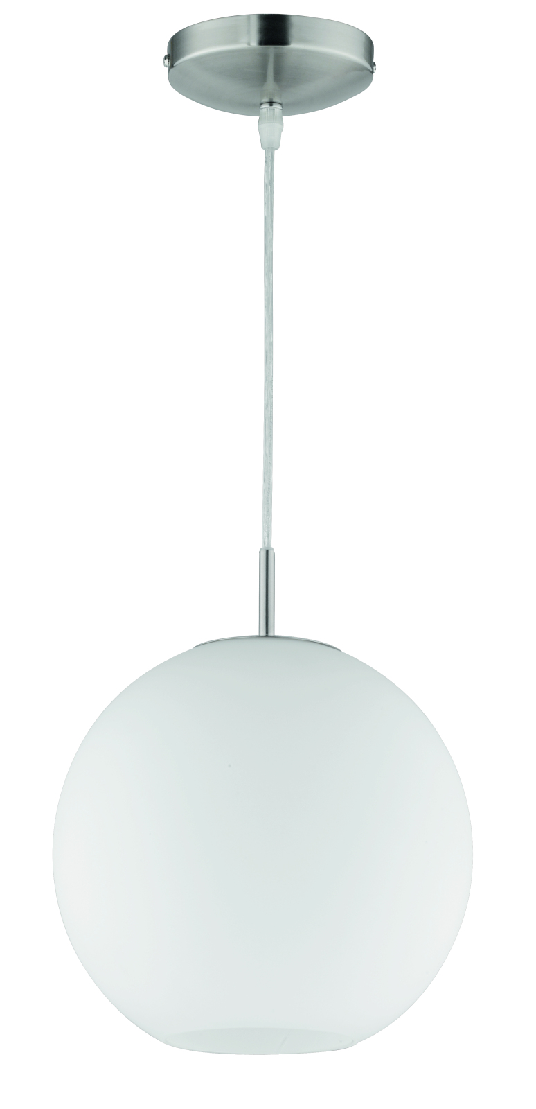Pendelleuchte - Nickel matt - Glas