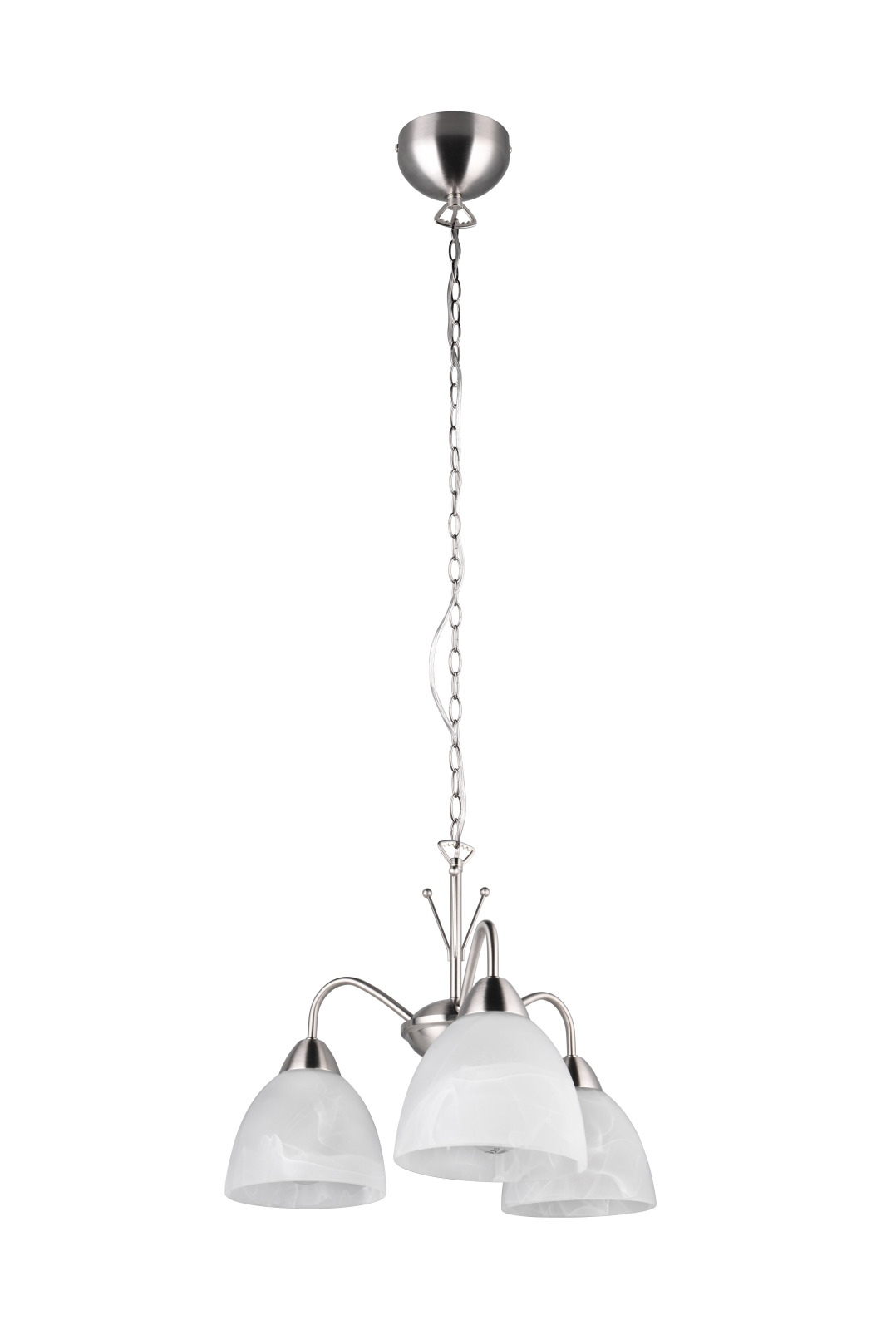 Pendelleuchte - nickelfarben matt - Ø 43 cm