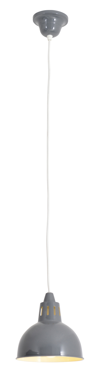 Pendelleuchte PASTELL - grau - Ø 19 cm