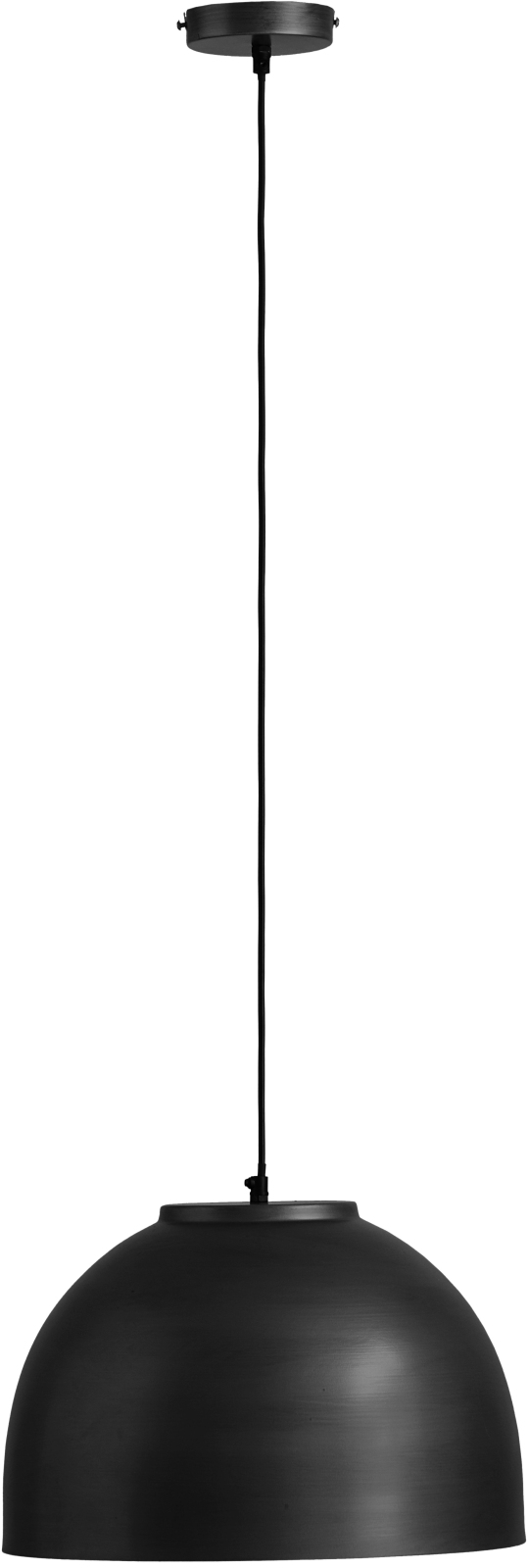 Pendelleuchte - schwarz matt - 120 cm hoch