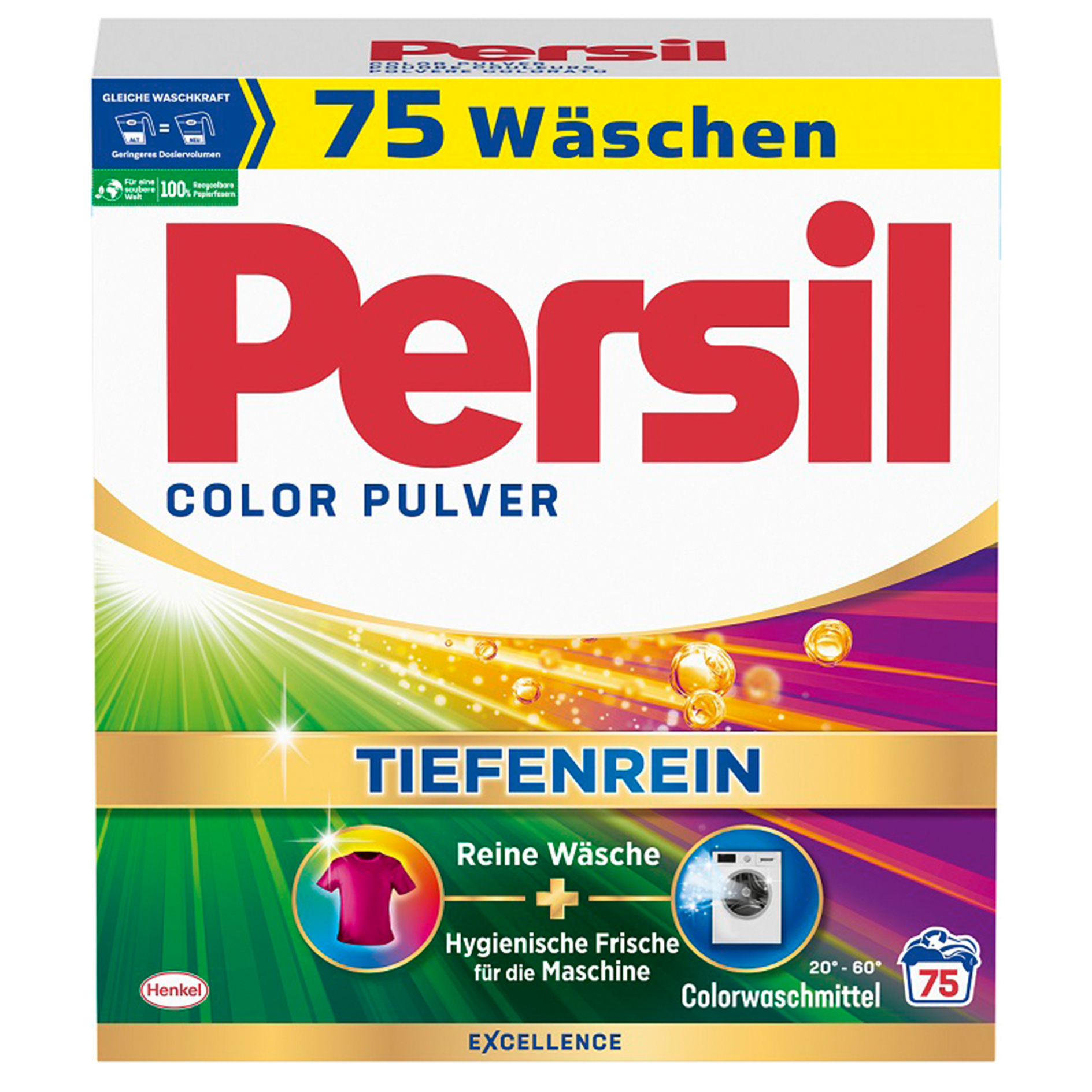 Persil Pulver Waschmittel - Color - 75 Wäschen