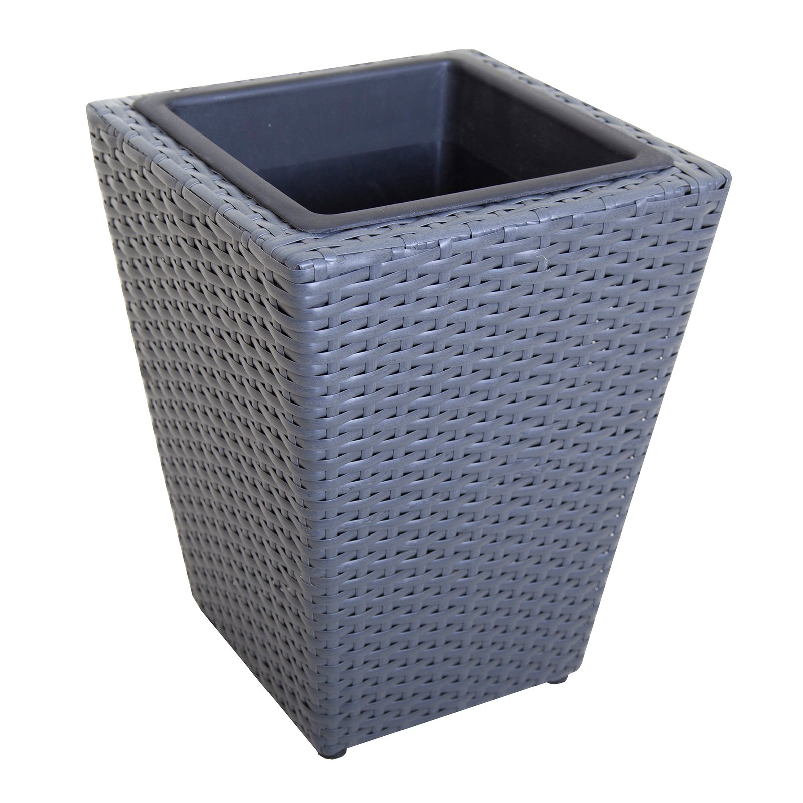 Blumenkübel 26,6 Liter In Rattan-Optik – Mit Einsatz, Wetterfest & Stylisch