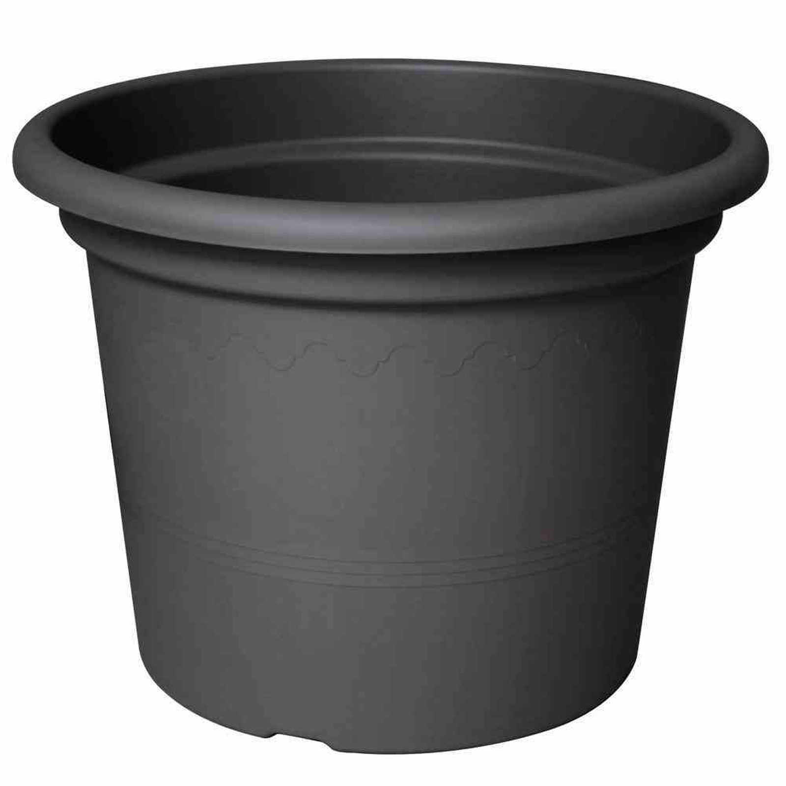Pflanzkübel GEO - anthrazit - Ø 55 cm