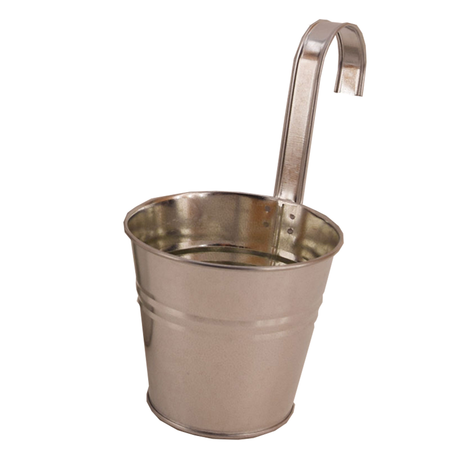 Pflanztopf - silber - 26 cm
