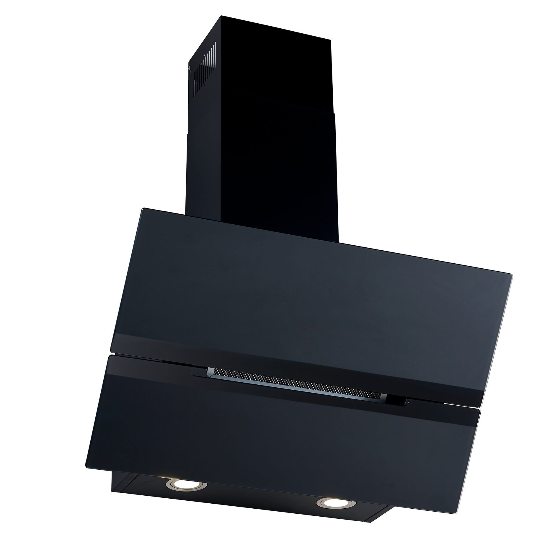 PKM Dunstabzugshaube S50-90ABP - schwarz - Glasfront - A
