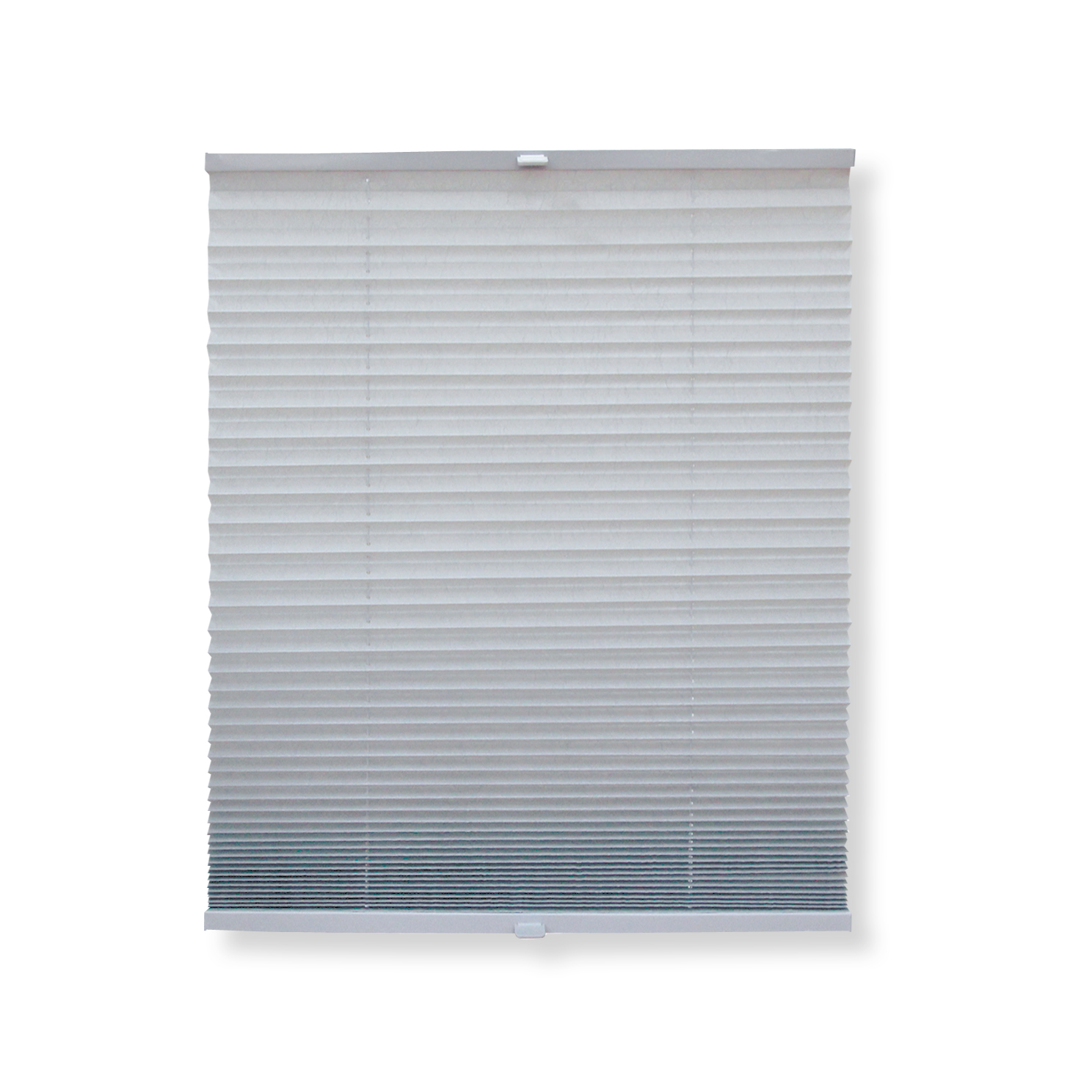 Plissee-Faltstore - silber - Crash Optik - 75x130 cm