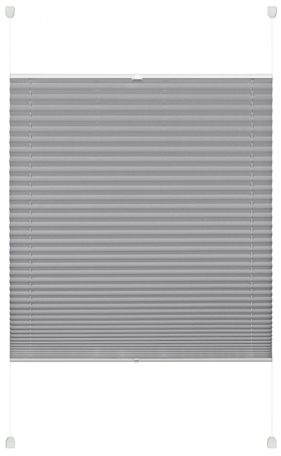 Plissee - grau - 45x130 cm