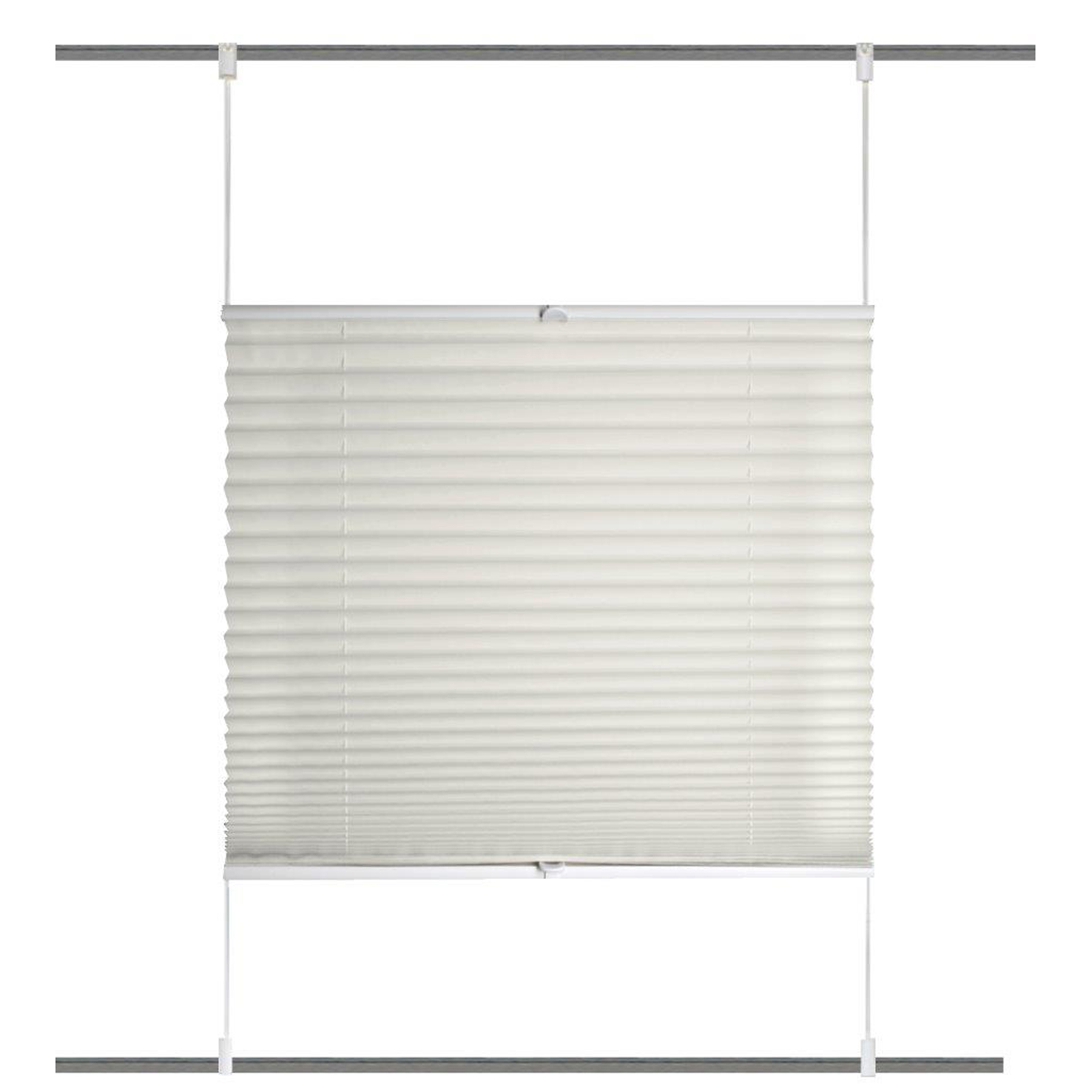 Plissee UNI DEKO - beige - 40x130 cm