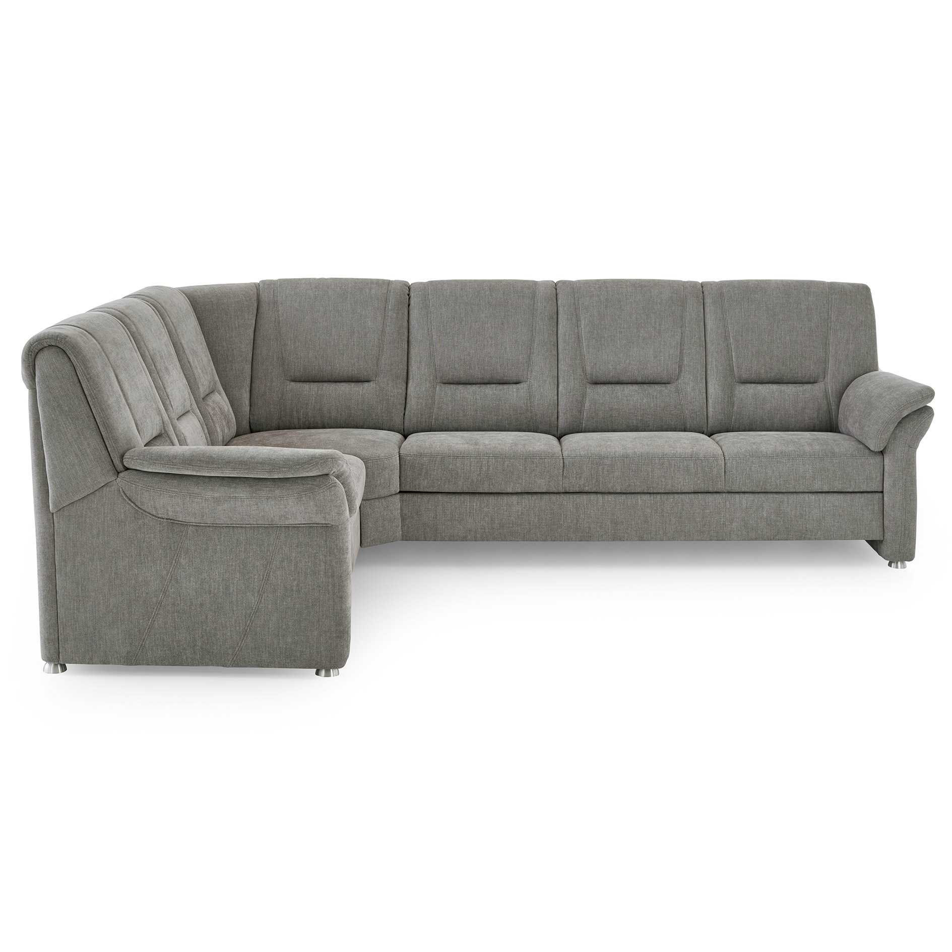 polsterpower Wohnlandschaft - grey - Chenille - 3-Sitzer rechts