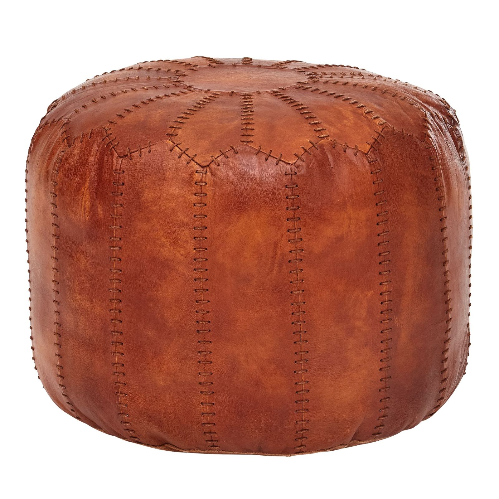 Pouf Sitzhocker - braun - 52 cm
