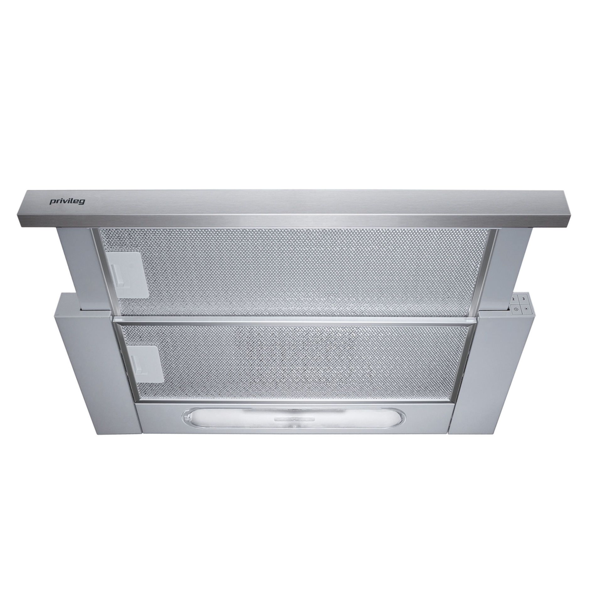 PRIVILEG Flachschirmhaube DGAH55AMX - silbergrau - C