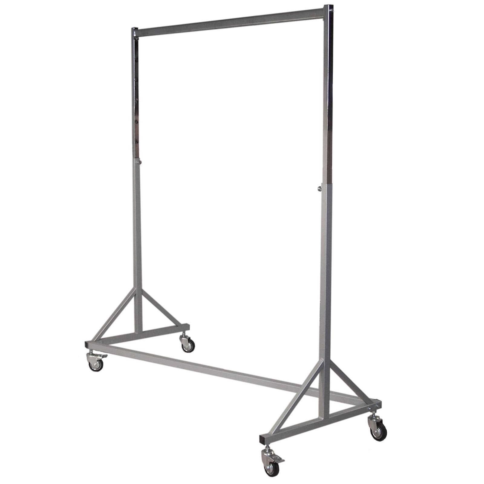 Profi-Kleiderständer - chrom-grau - 133 cm breit