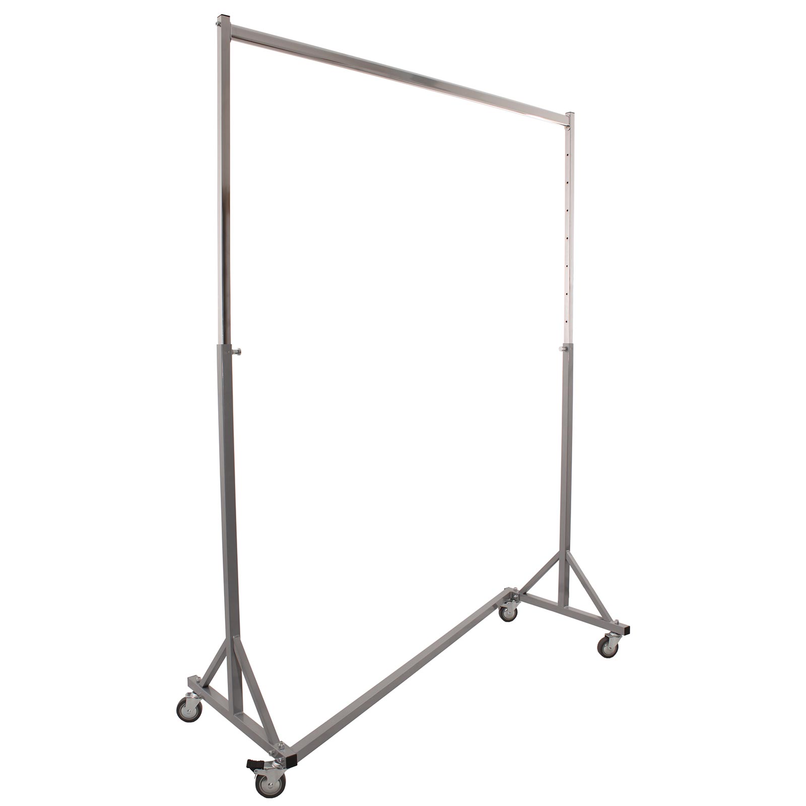 Profi-Kleiderständer - chrom-grau - 65 cm breit