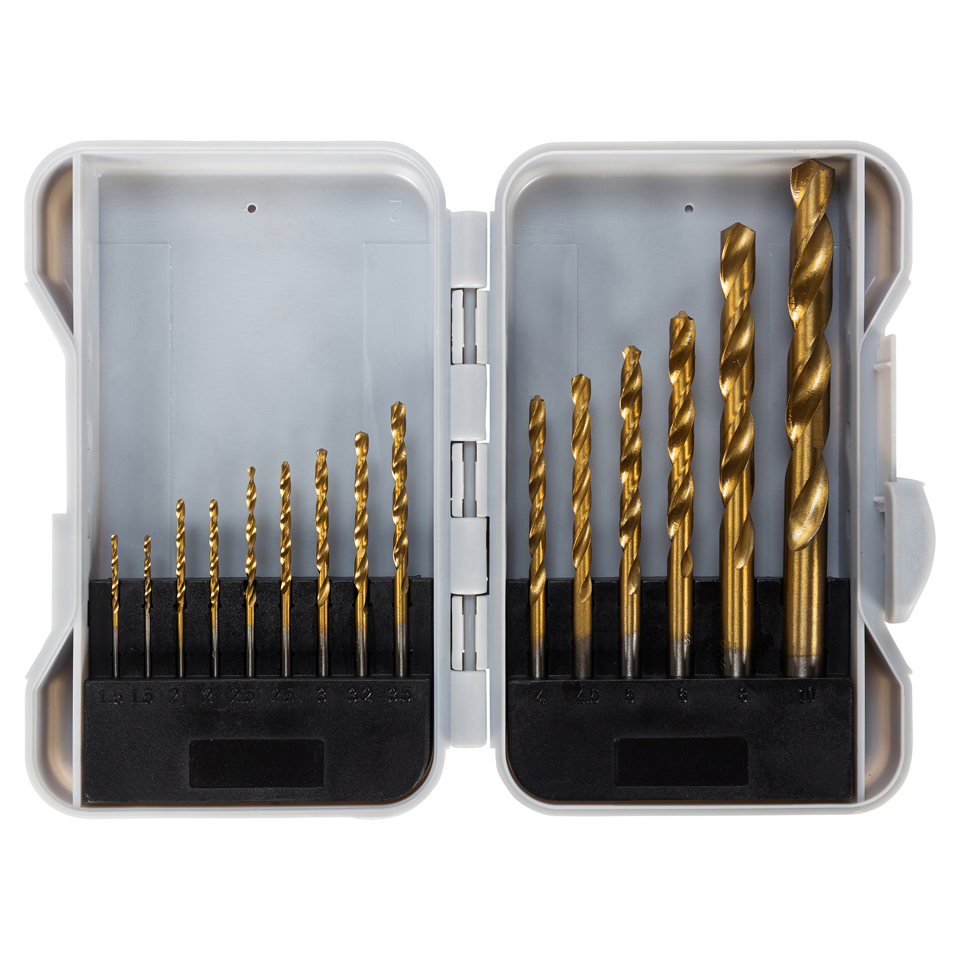 profitan 15-teiliger HSS-Metallbohrersatz - gold - mit Box