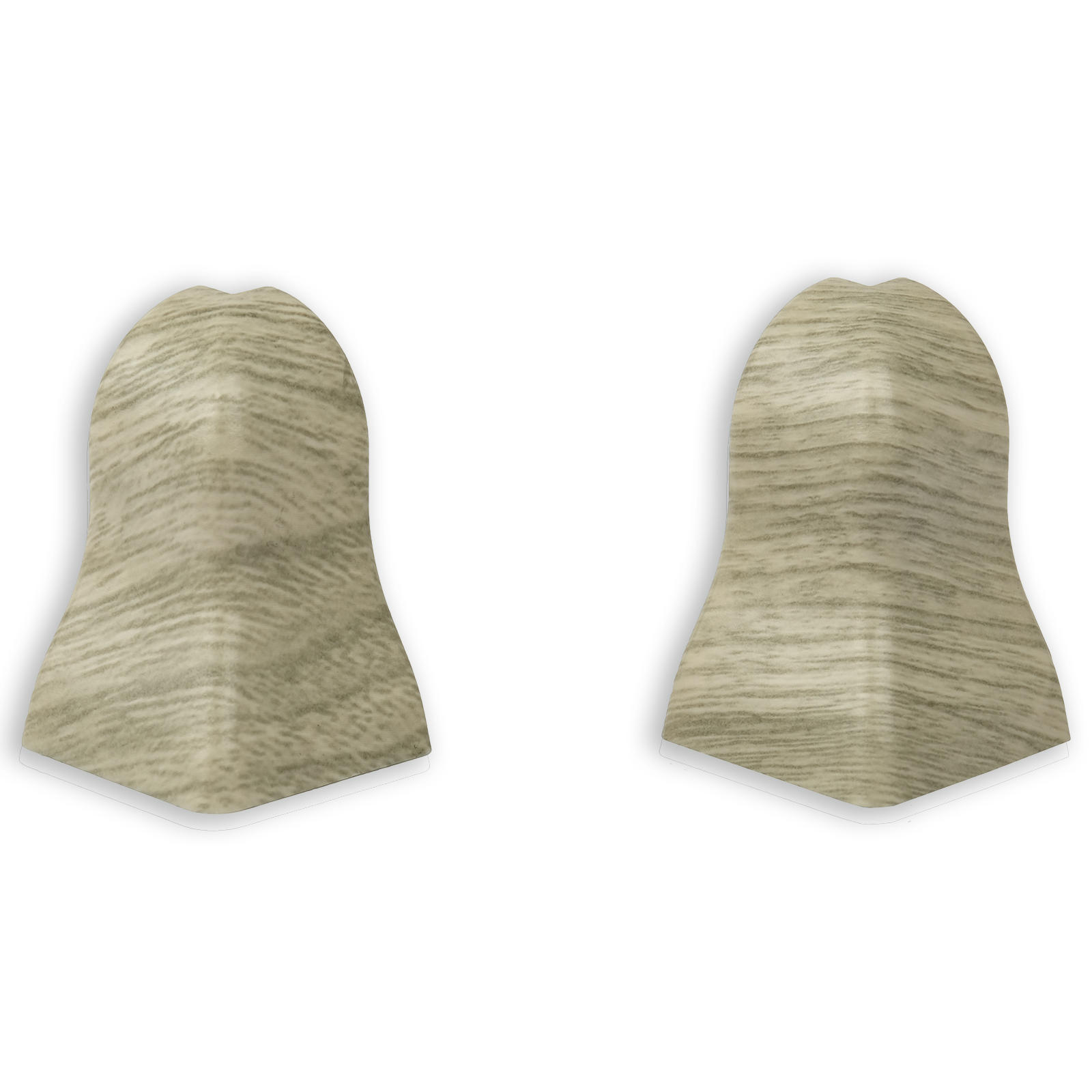 profitan 2er-Set Außenecken - Eiche Arizona - für Sockelleisten: 40 mm hoch