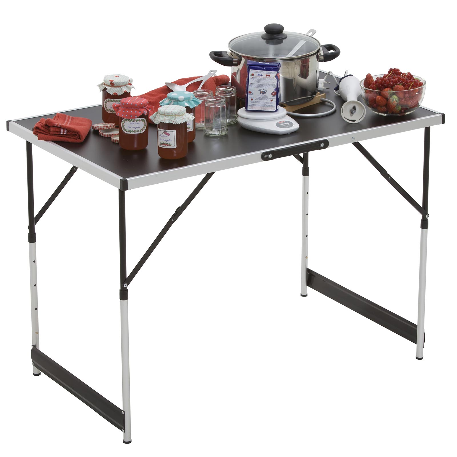 profitan 3-teiliges Mehrzwecktisch-Set - höhenverstellbar