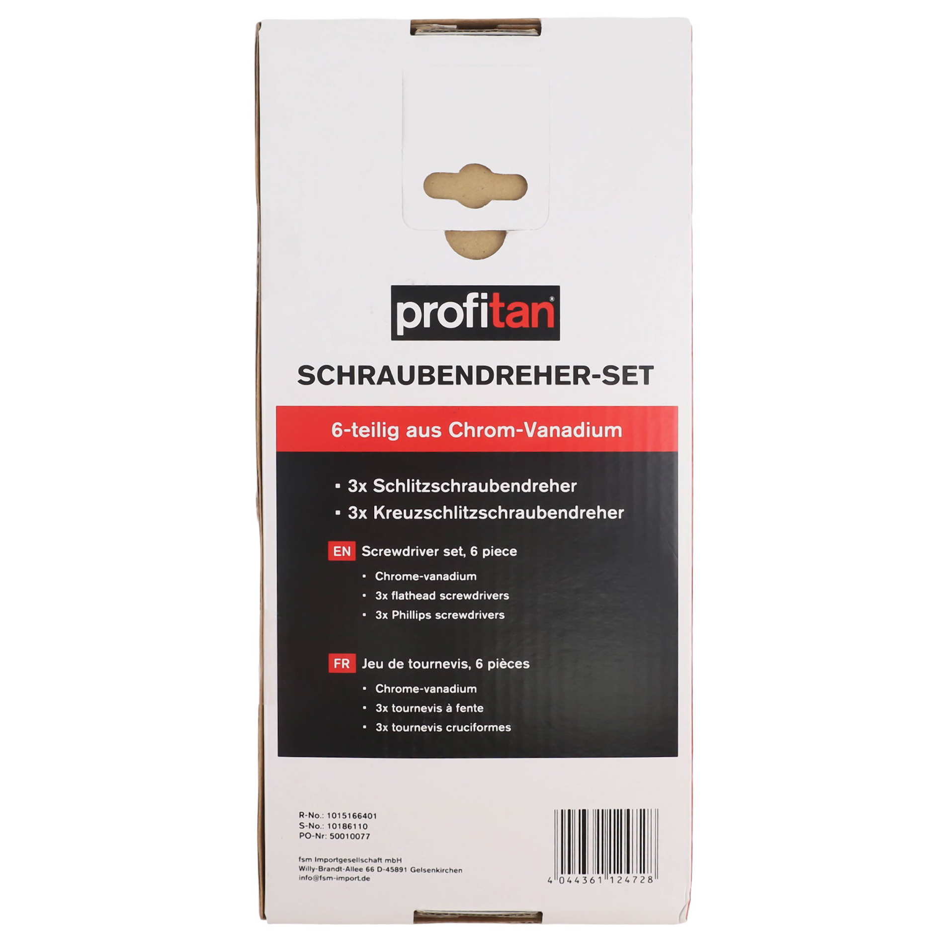 profitan 6-teiliges Schraubendreher-Set - rot