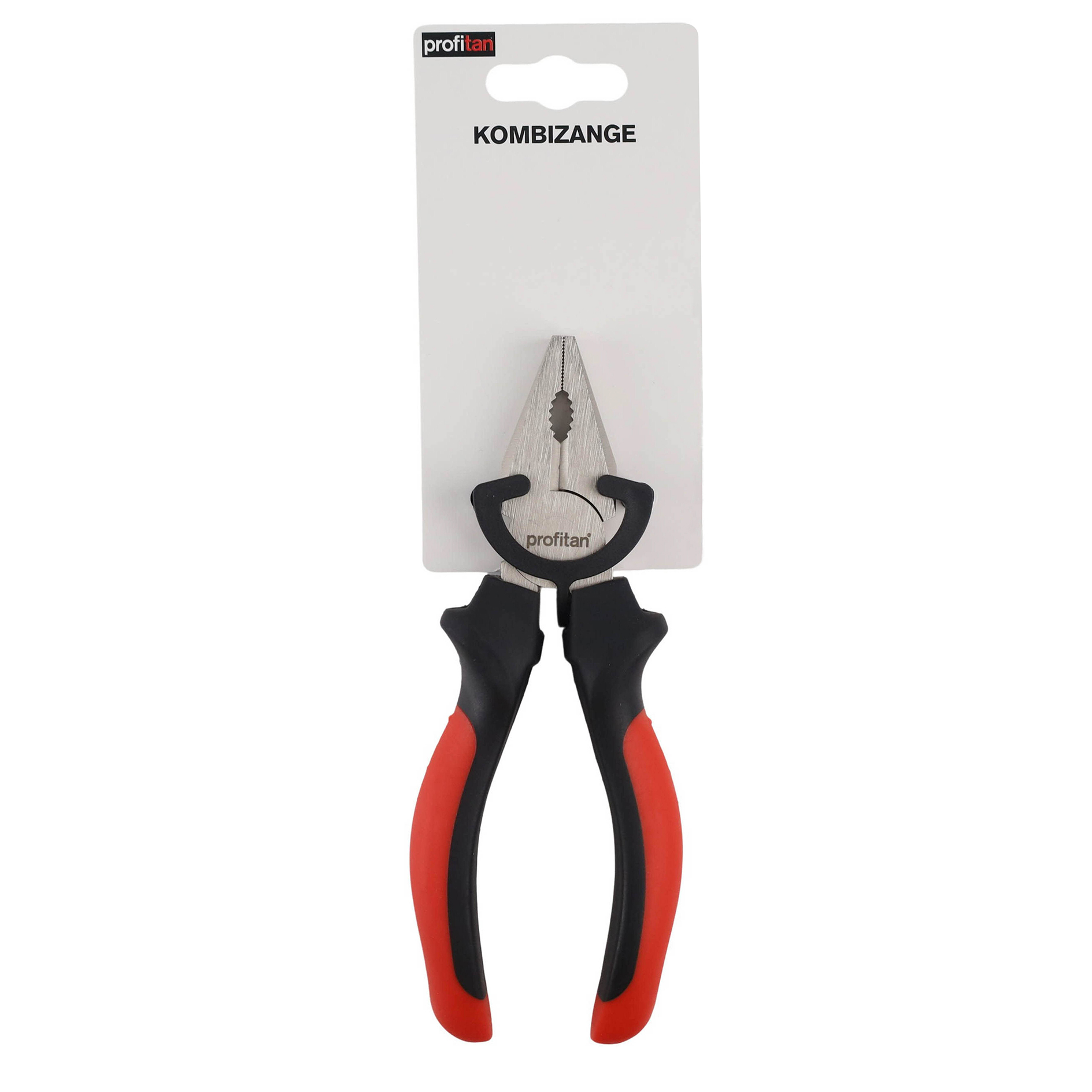profitan Kombizange - schwarz-rot - ergonomischer Griff