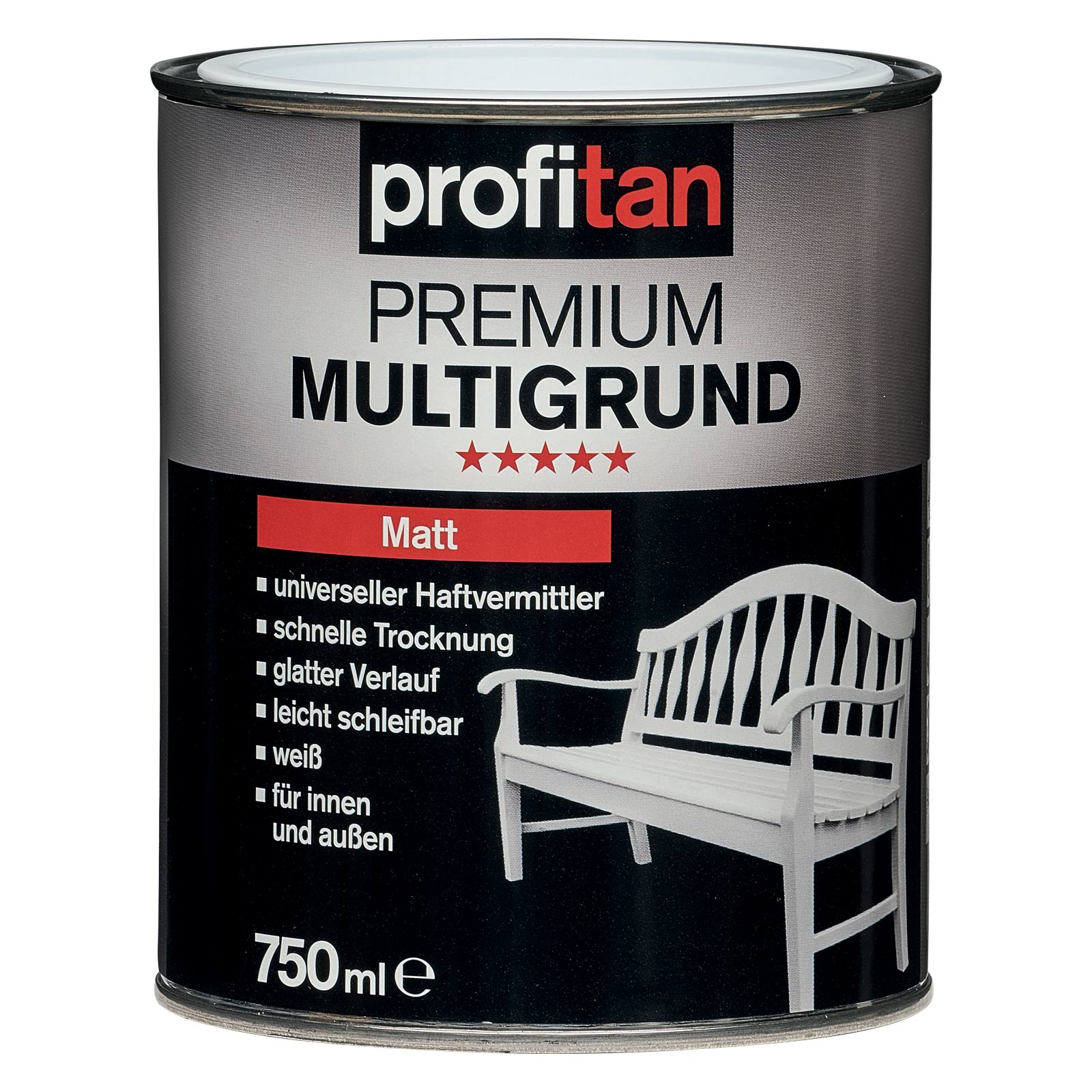 profitan Premium Multigrund - weiß matt - 750 ml
