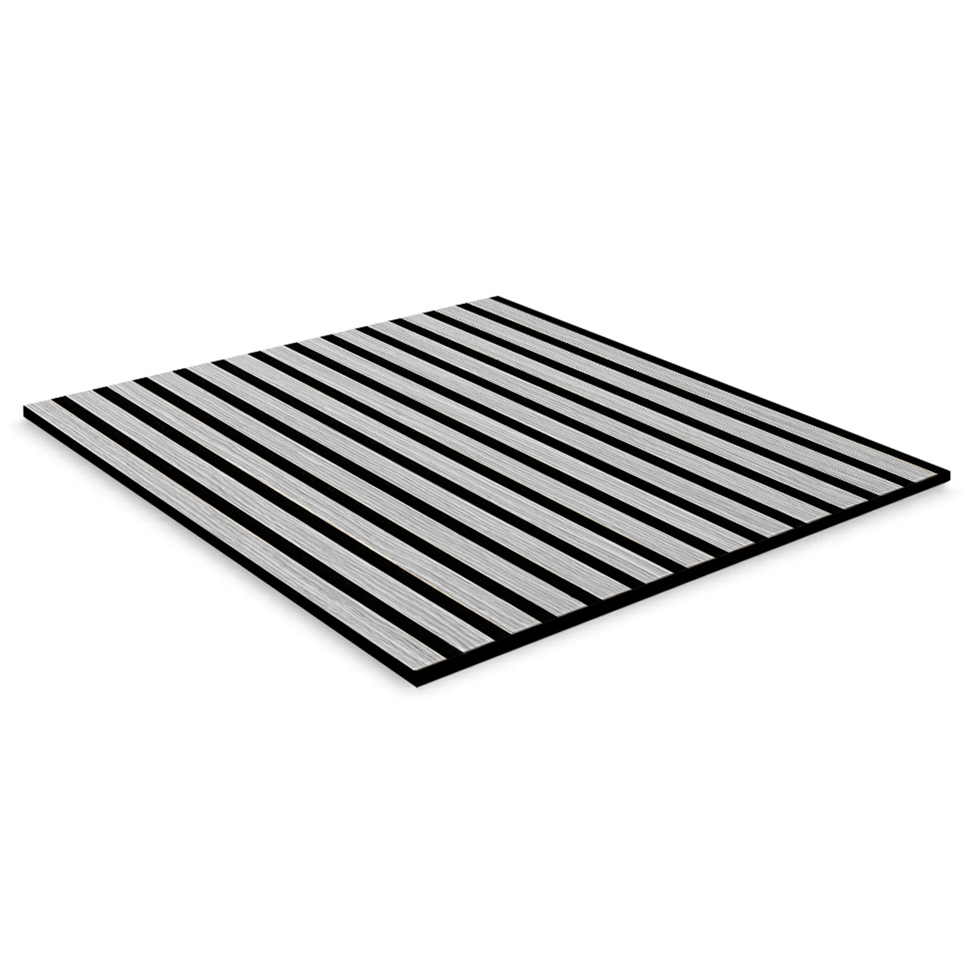 profitan Wand- und Akustikpaneel - Eiche Grey - schwarz - 52x52 cm