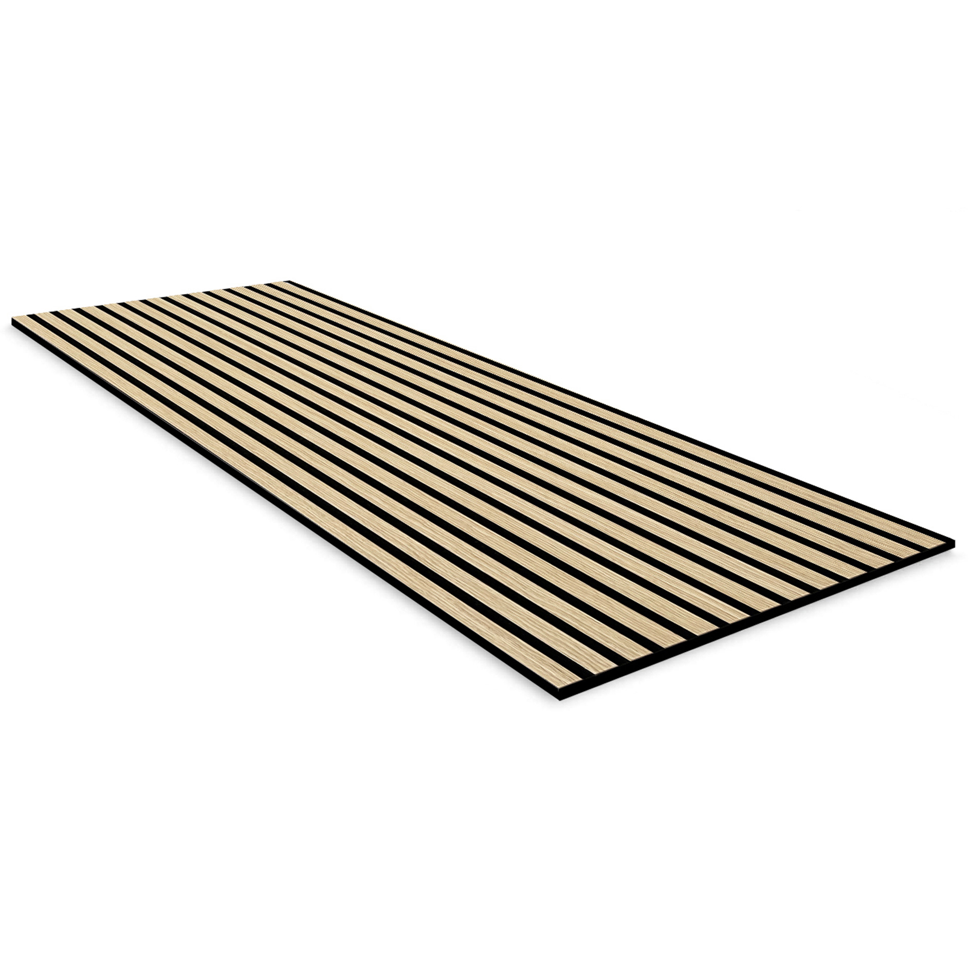 profitan Wand- und Akustikpaneel - Eiche Light - schwarz - 51x104 cm