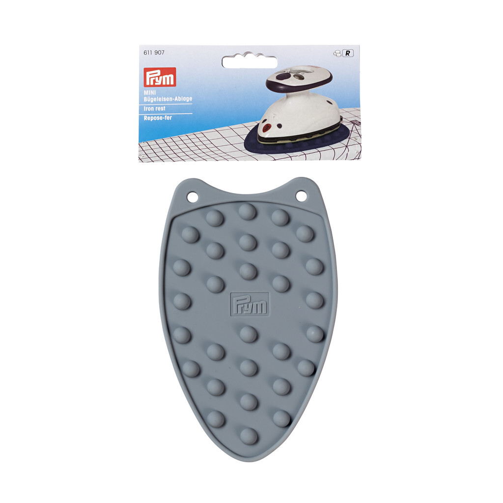PRYM Bügeleisen-Ablage MINI - grau - Silikon